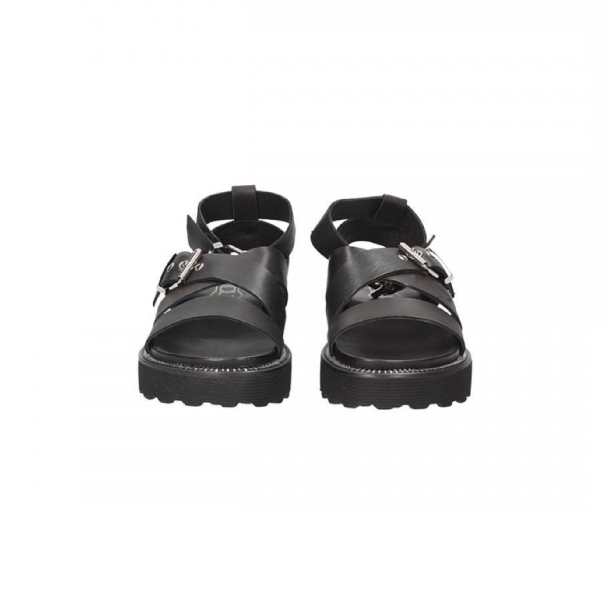 Sandalo donna Ziggy con fibbia Nero