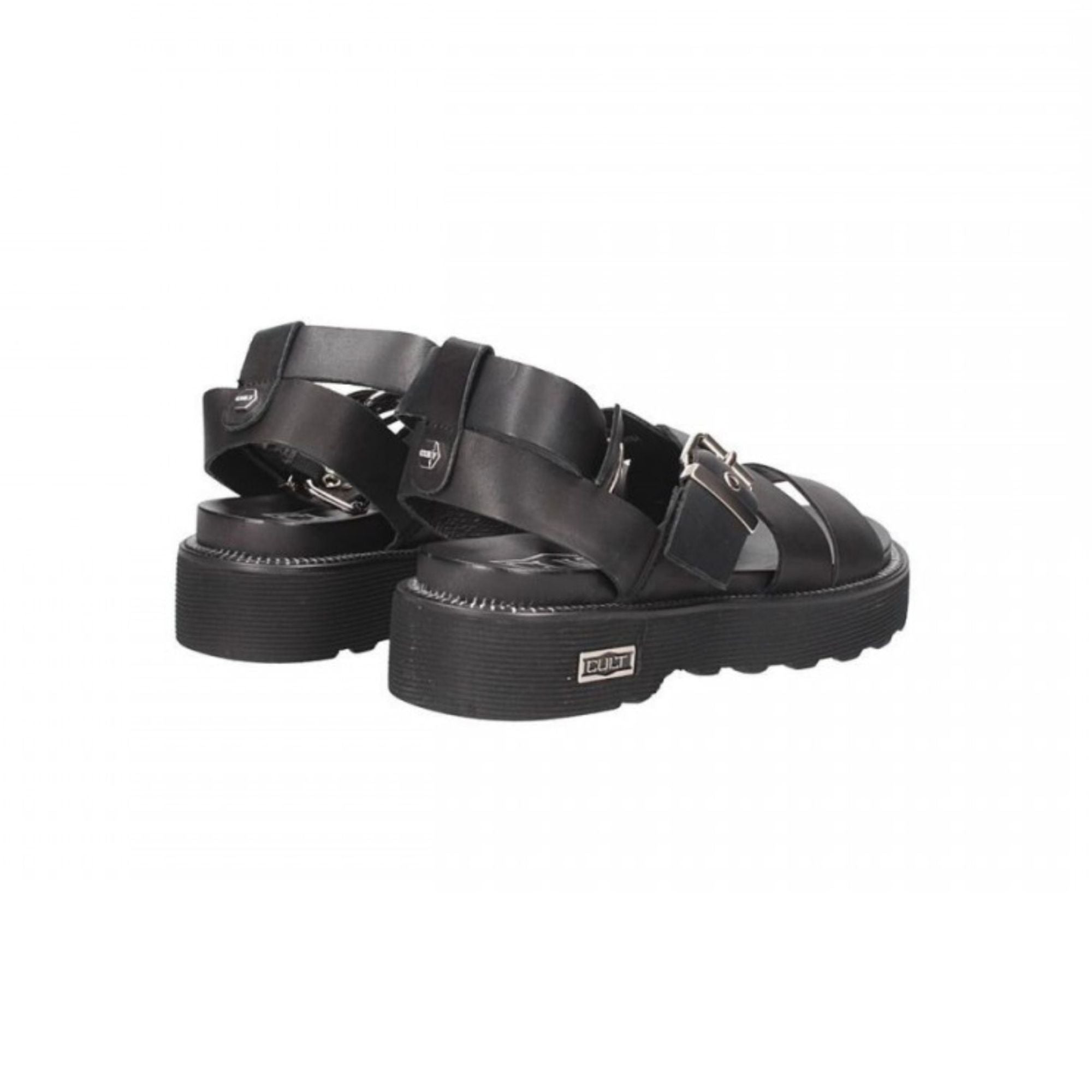 Sandalo donna Ziggy con fibbia Nero