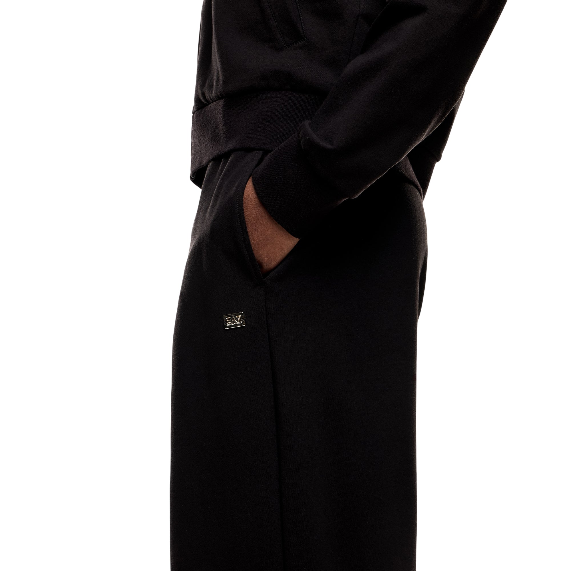 Tuta Donna full zip con logo applicato