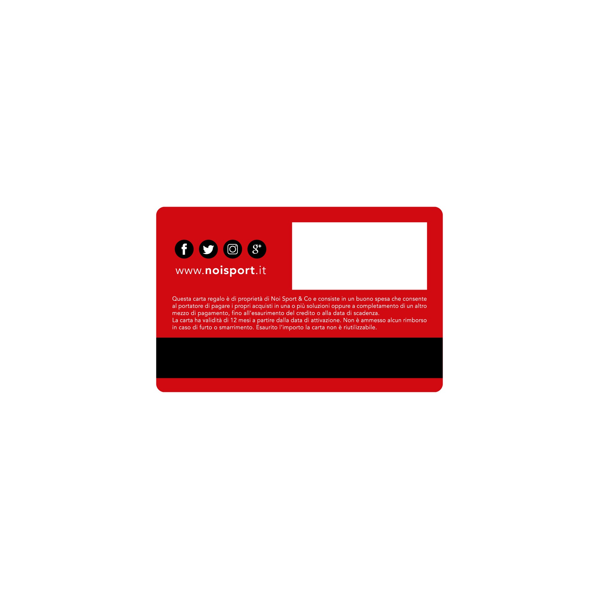Gift card - spendibile solo in negozio
