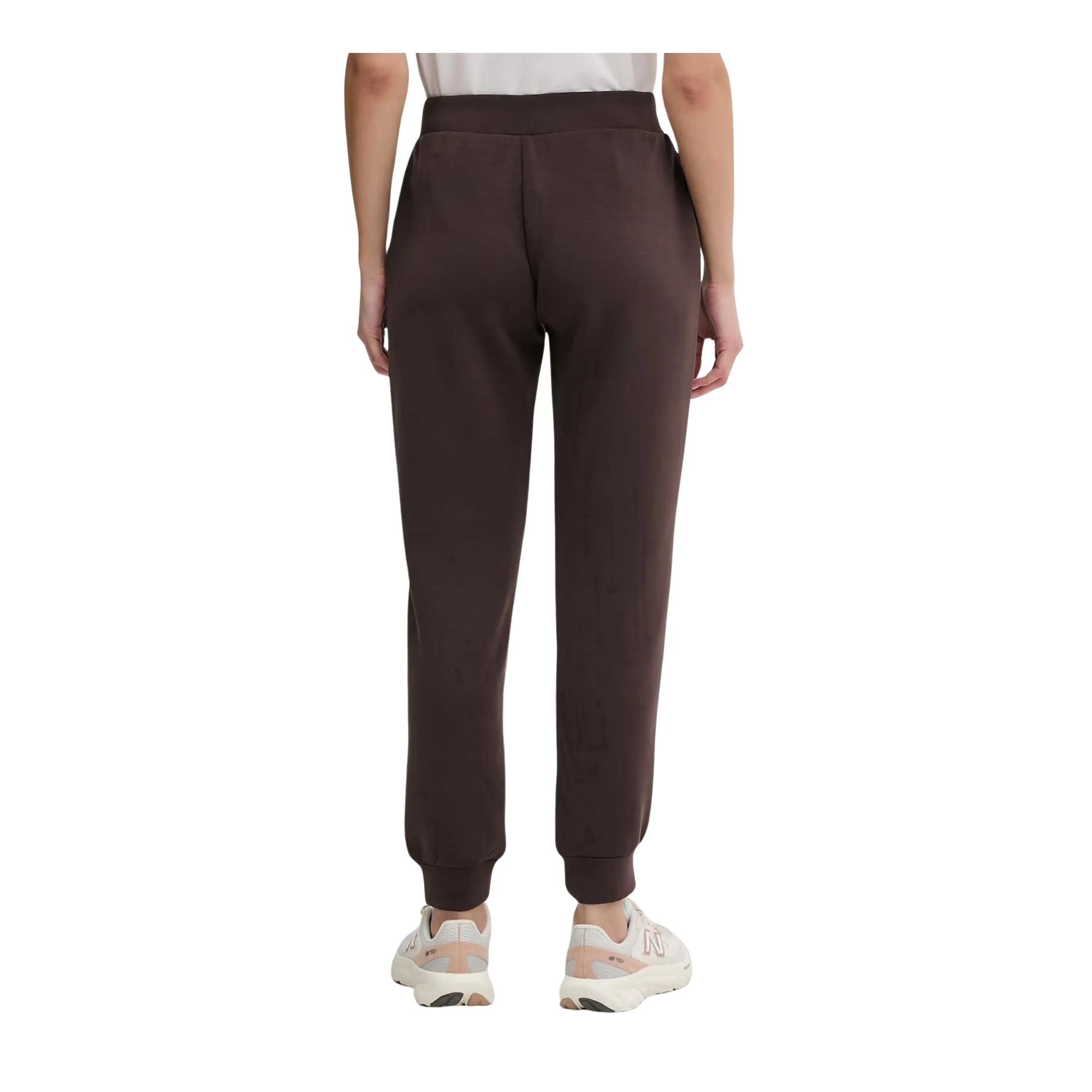 Pantaloni jogger Donna con logo Marrone retro