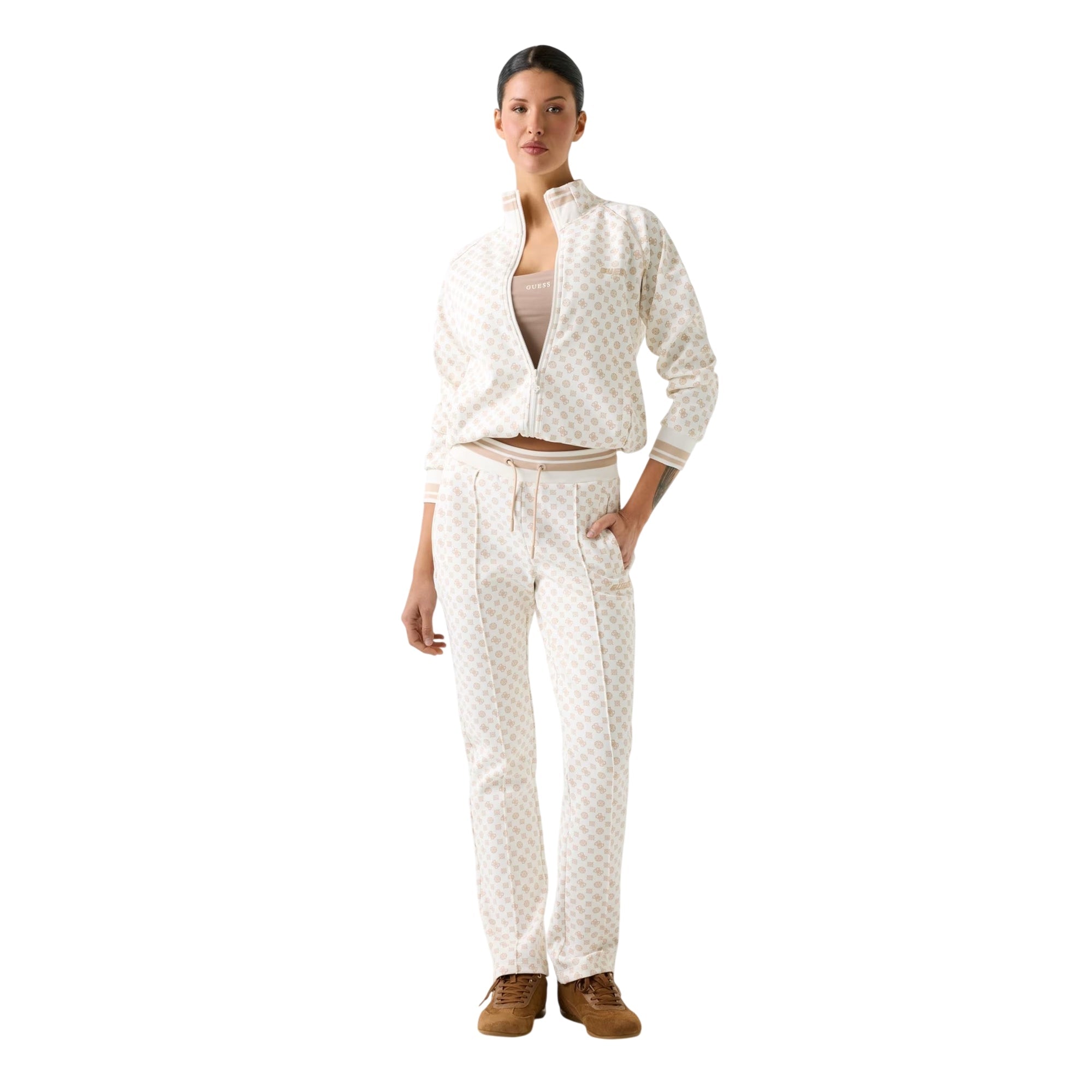 Pantalone sportivo donna scuba con logo