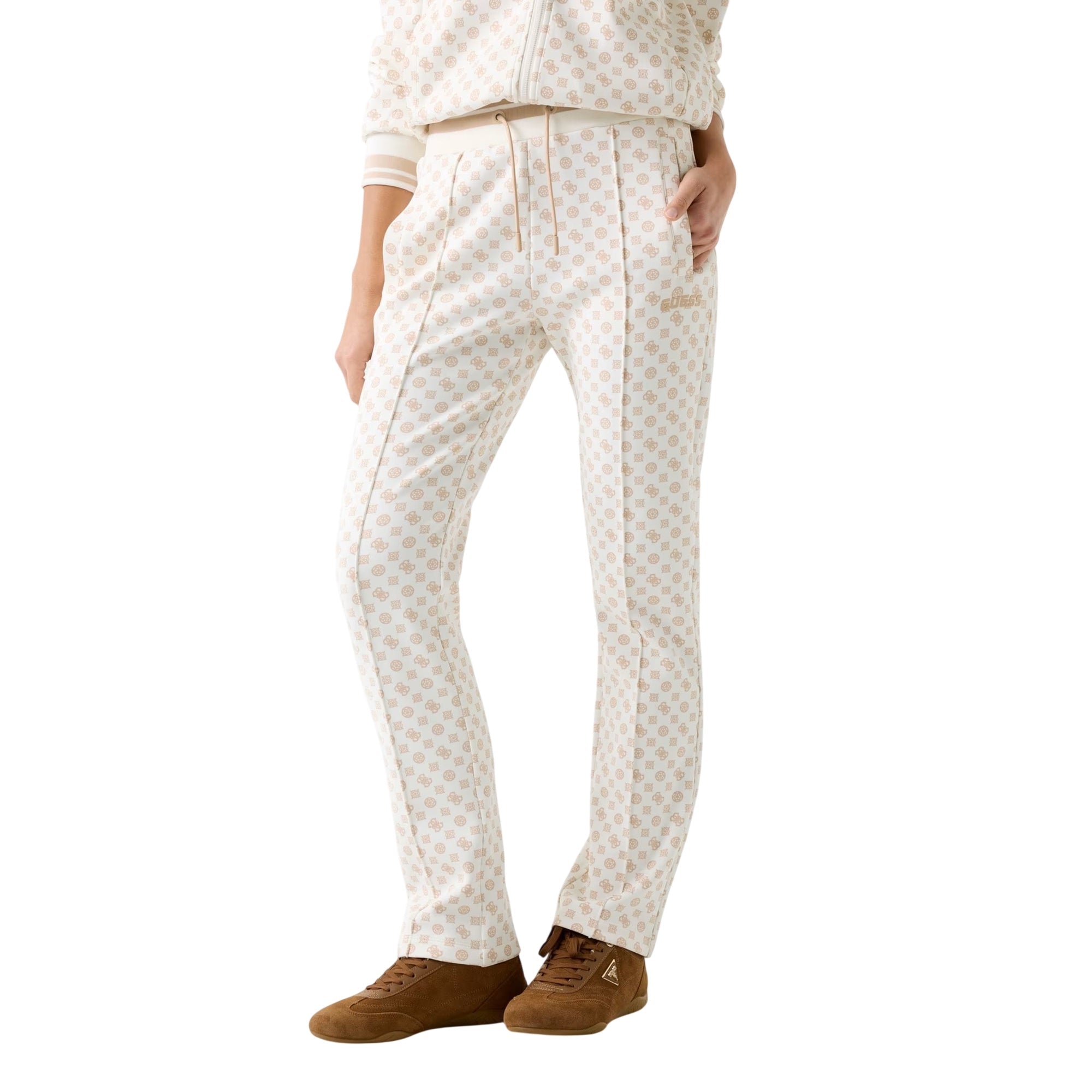 Pantalone sportivo donna scuba con logo