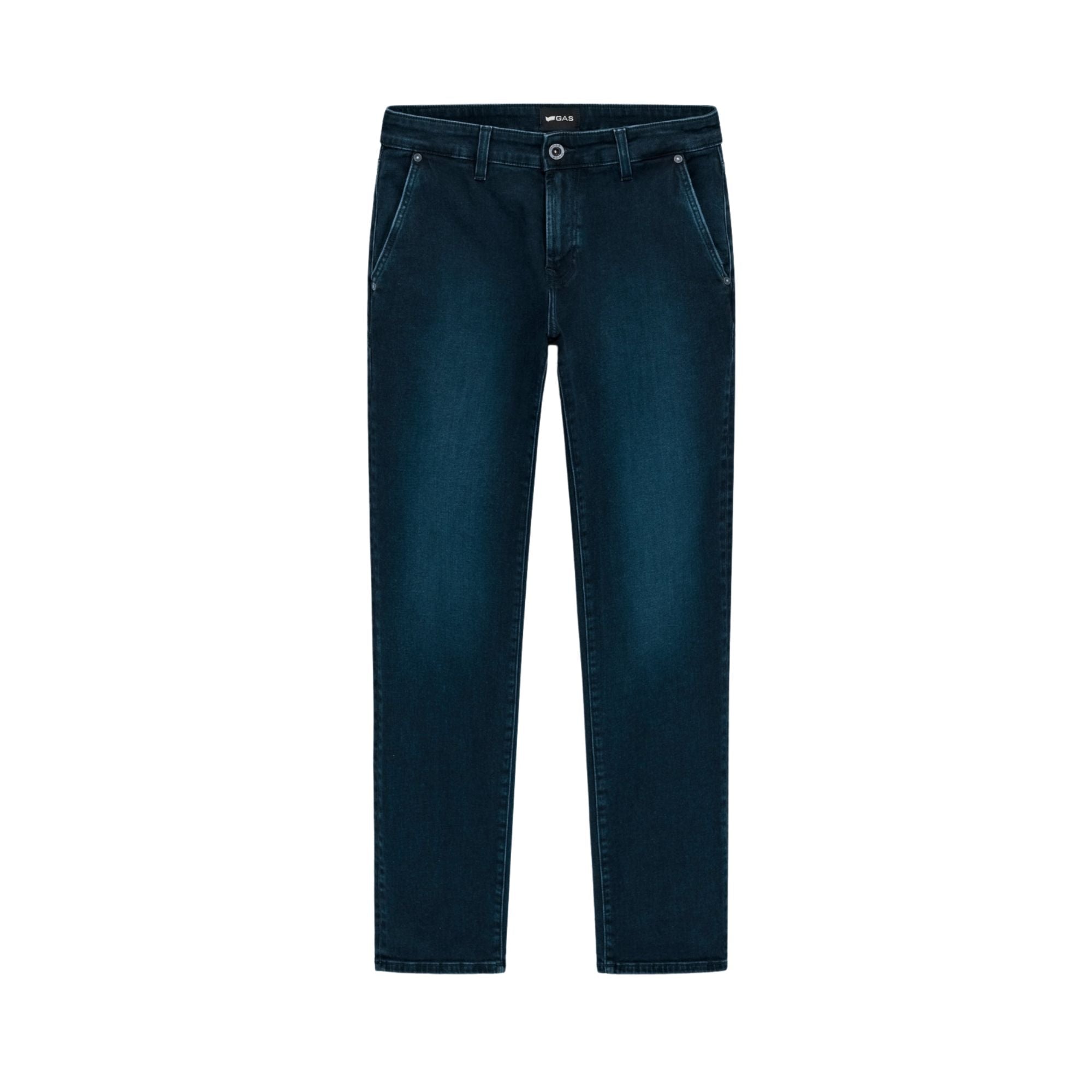 Gas Jeans Uomo ALBERT S.CHINO Slim Fit Blu Scuro