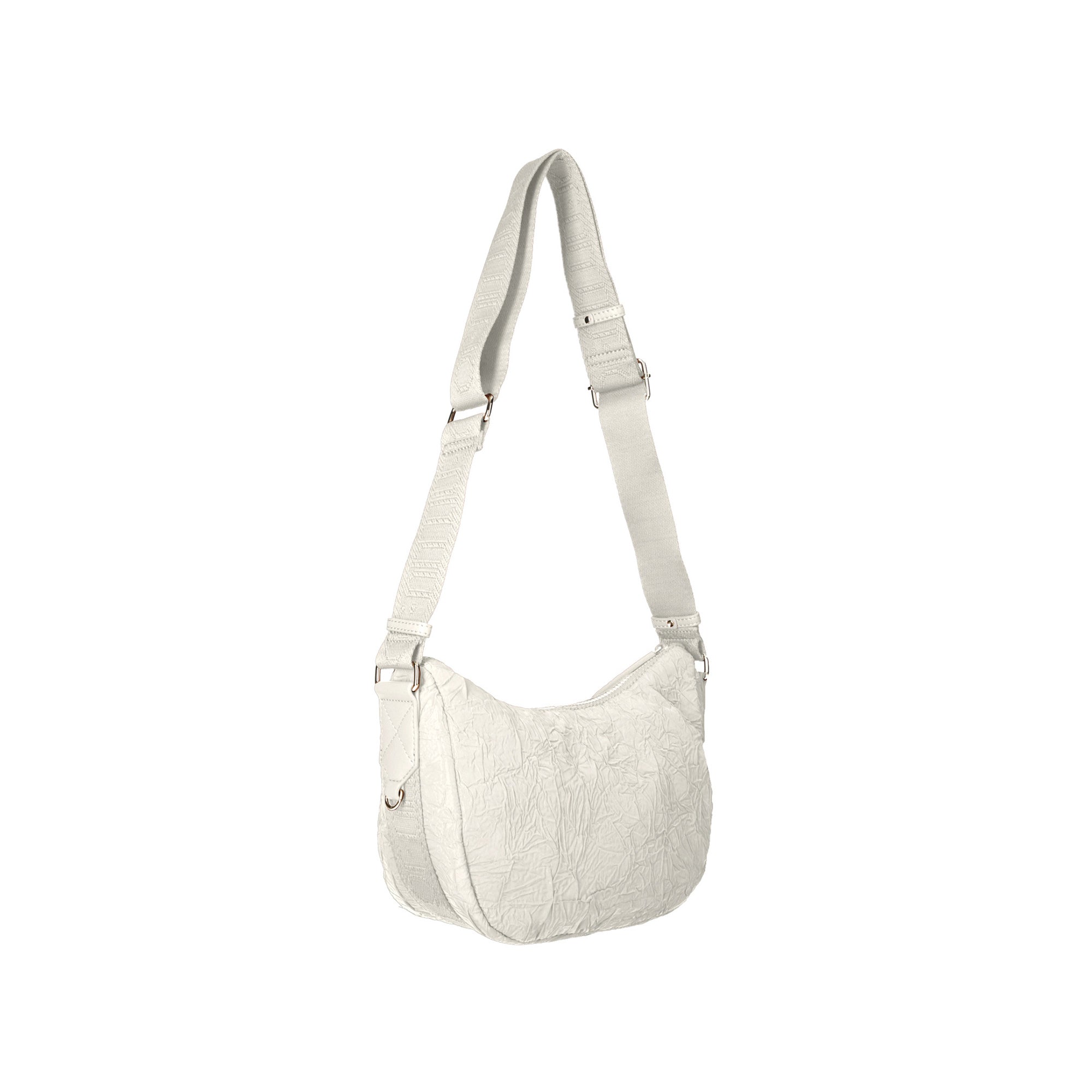 Borsa Donna a mezzaluna in tessuto retro