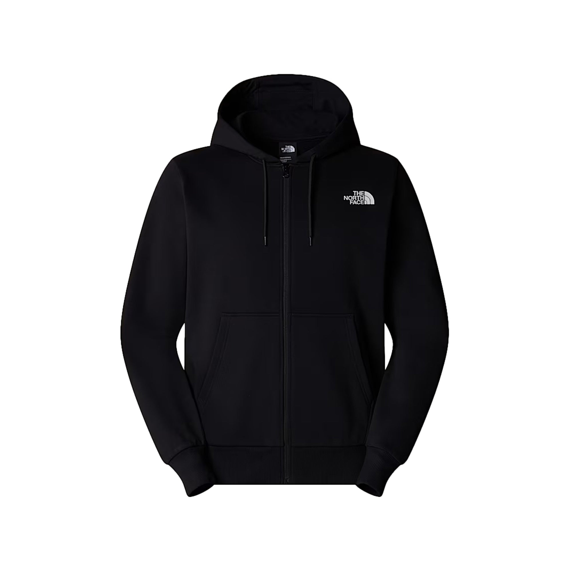 Felpa Uomo Simple Dome con zip nero