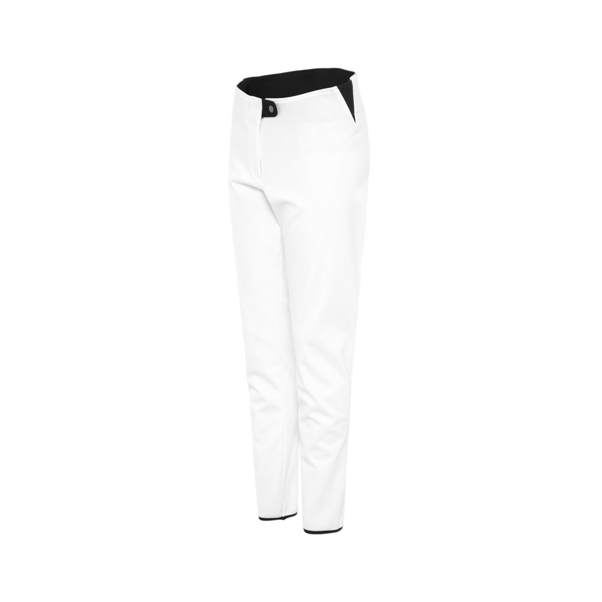 Leggings da Sci Donna in softshell tecnico bianco