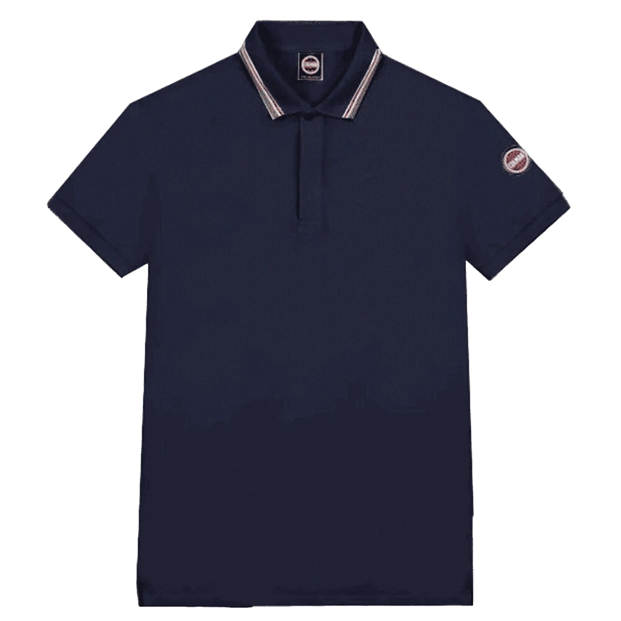COLMAR ORIGINALS Polo in Cotone Piqué Blu da Uomo con Logo Ricamato