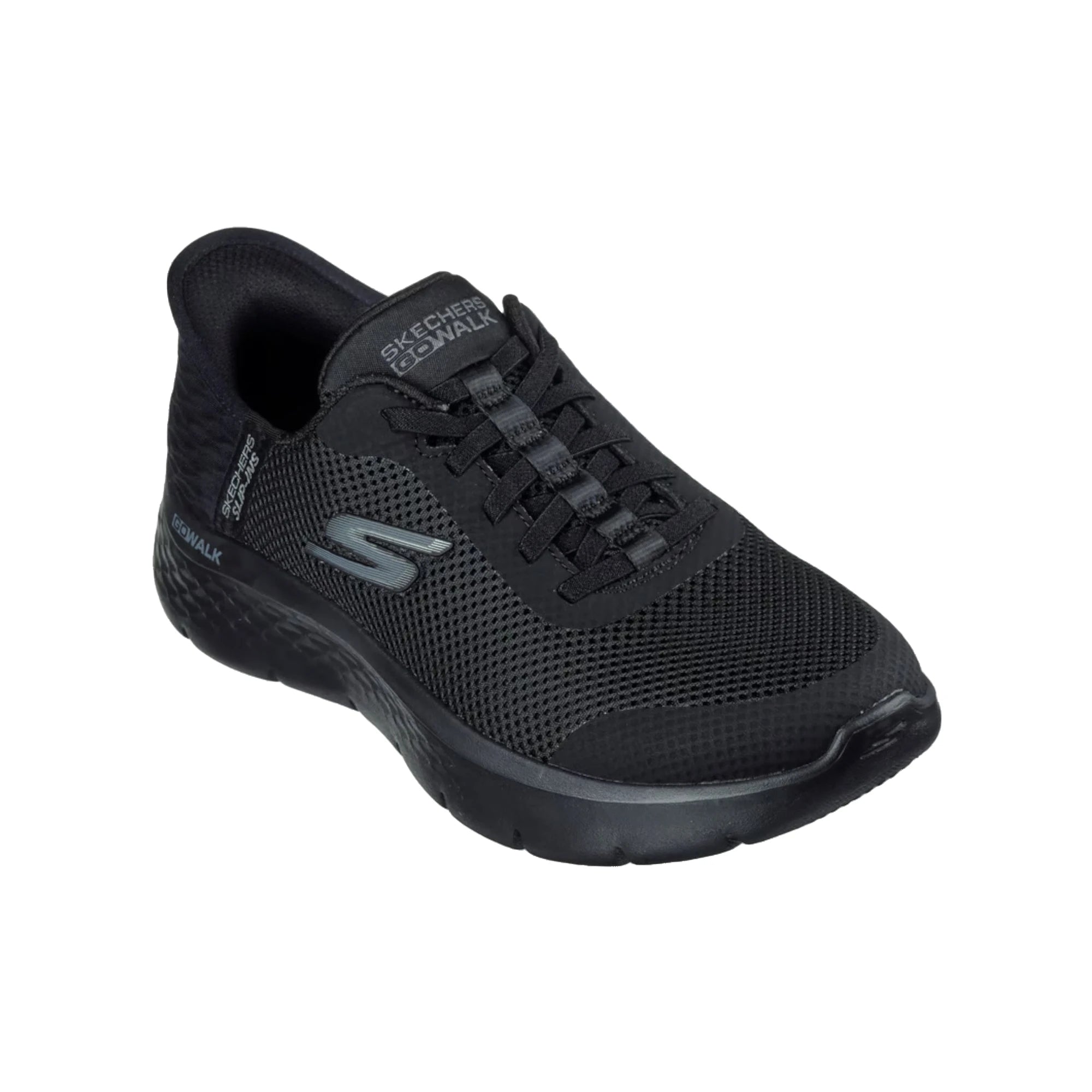 SKECHERS Snakers Slip On da Uomo in Nero