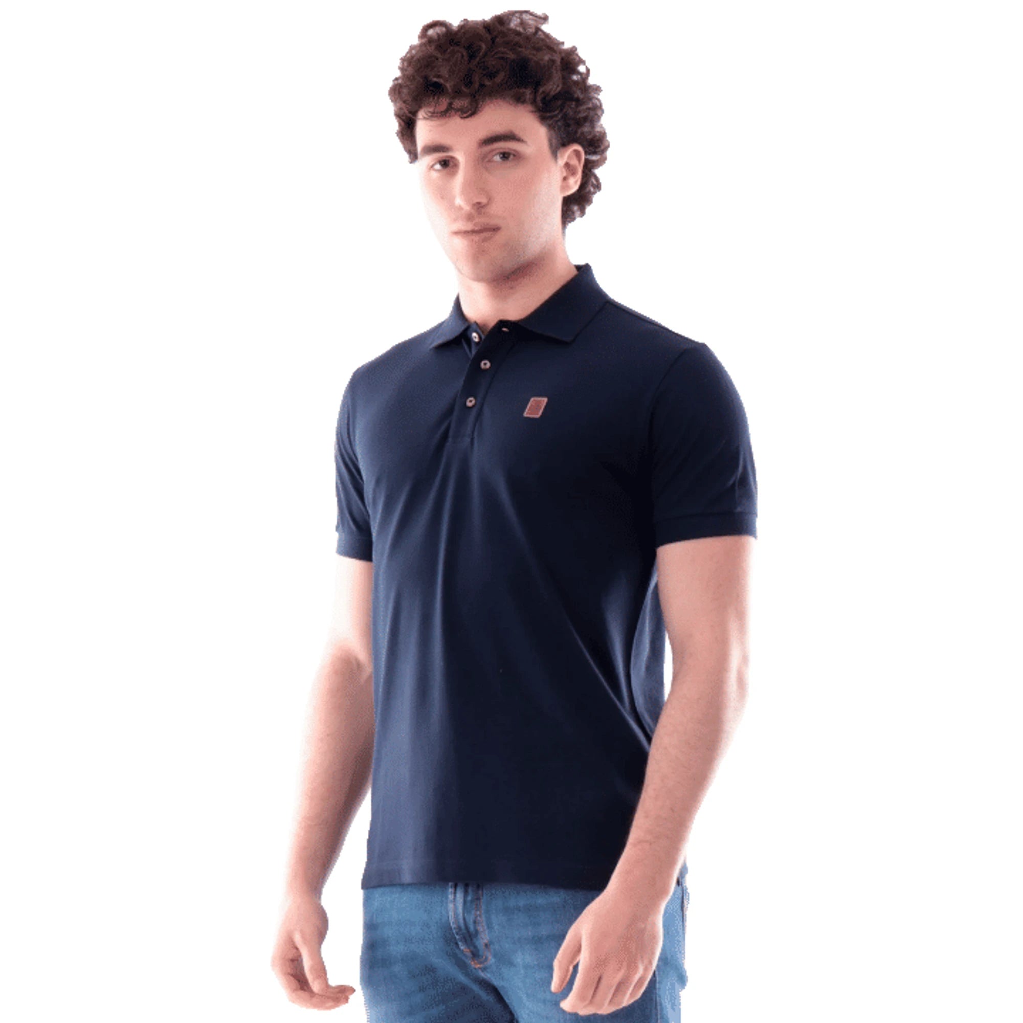 REFRIGIWEAR Polo New Main Uomo T19001F2800 Blu Cotone