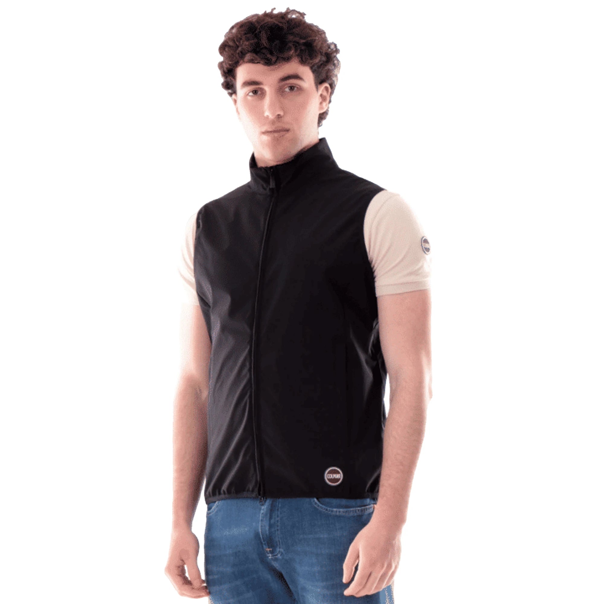 COLMAR Gilet Uomo Nero Impermeabile 1809N6WV99