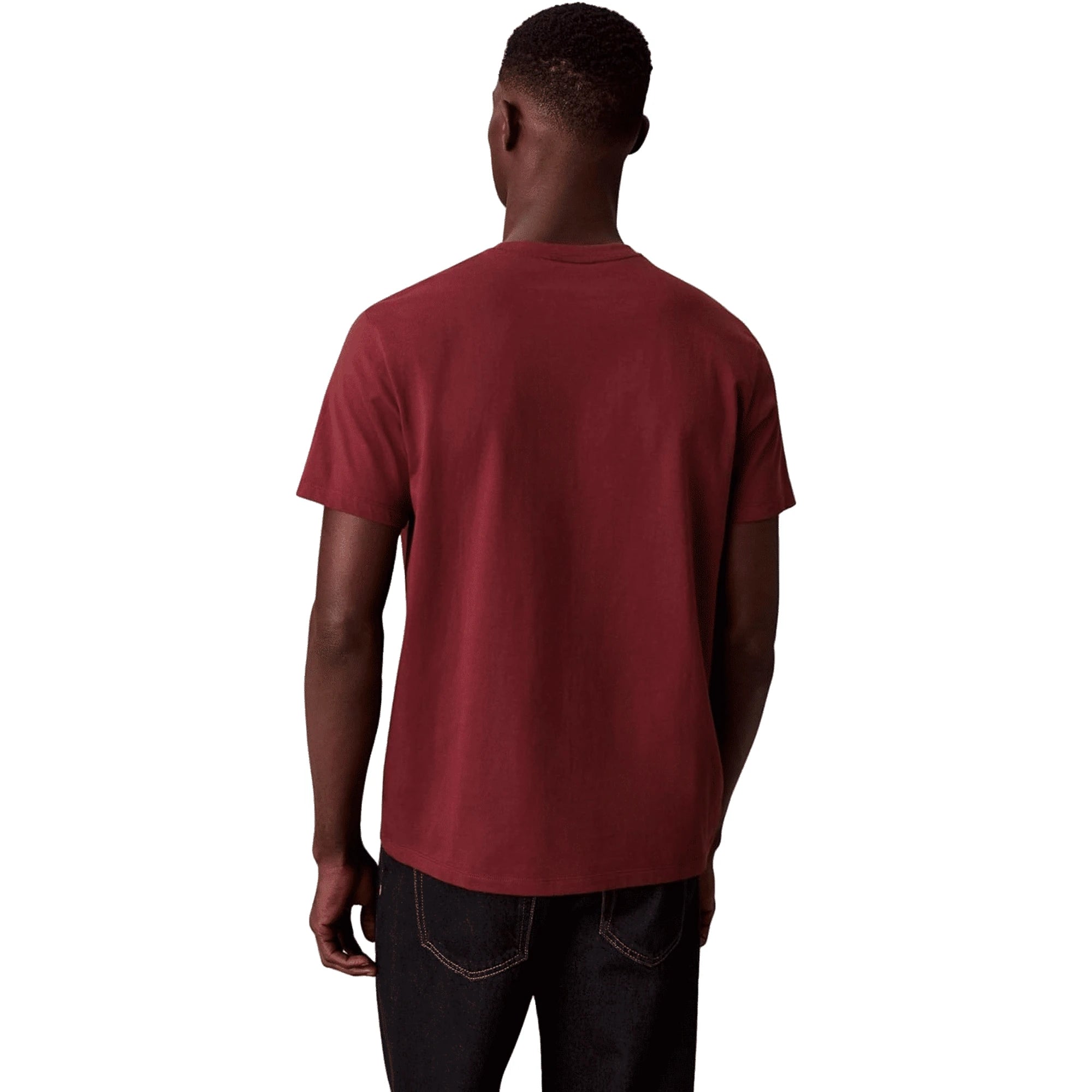 Calvin Klein T-shirt Jeans SS CLASSIC MONOGRAM Cotone Uomo