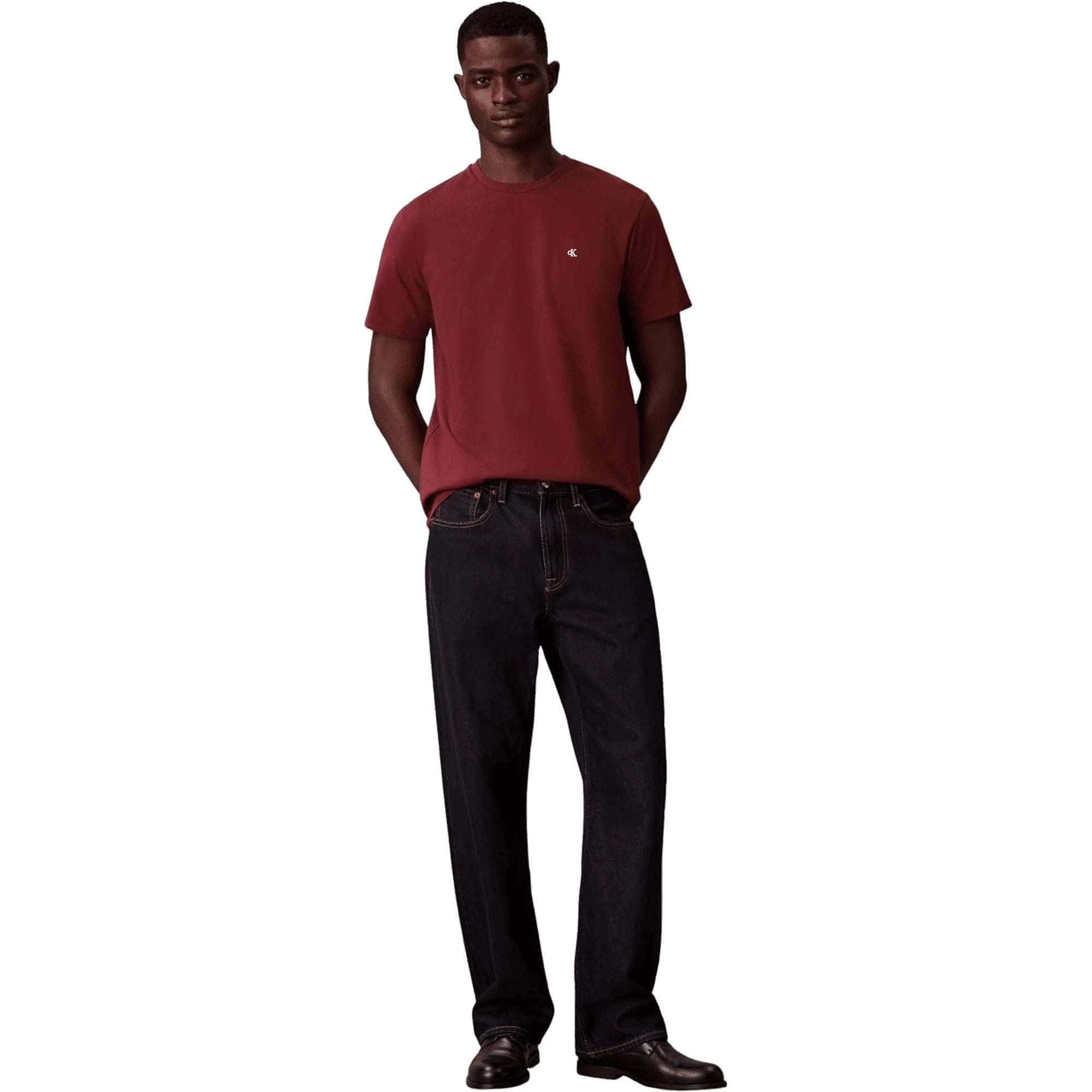 Calvin Klein T-shirt Jeans SS CLASSIC MONOGRAM Cotone Uomo