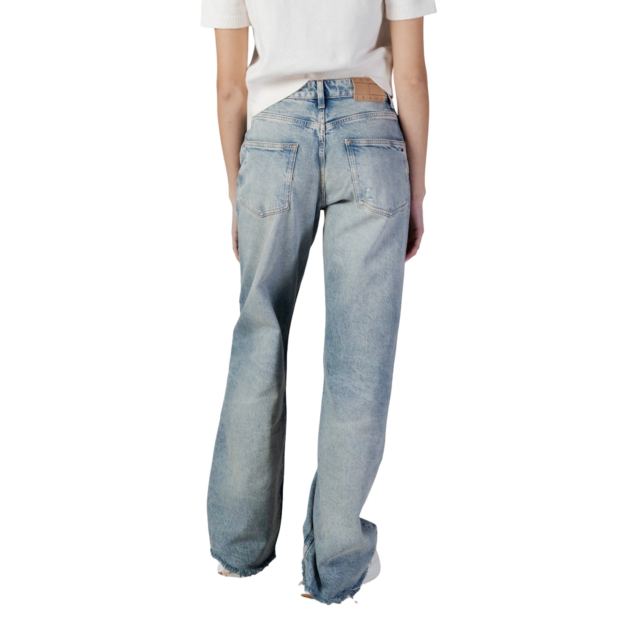 TOMMY HILFIGER Jeans Donna Blu Cotone Organico DW0DW22437