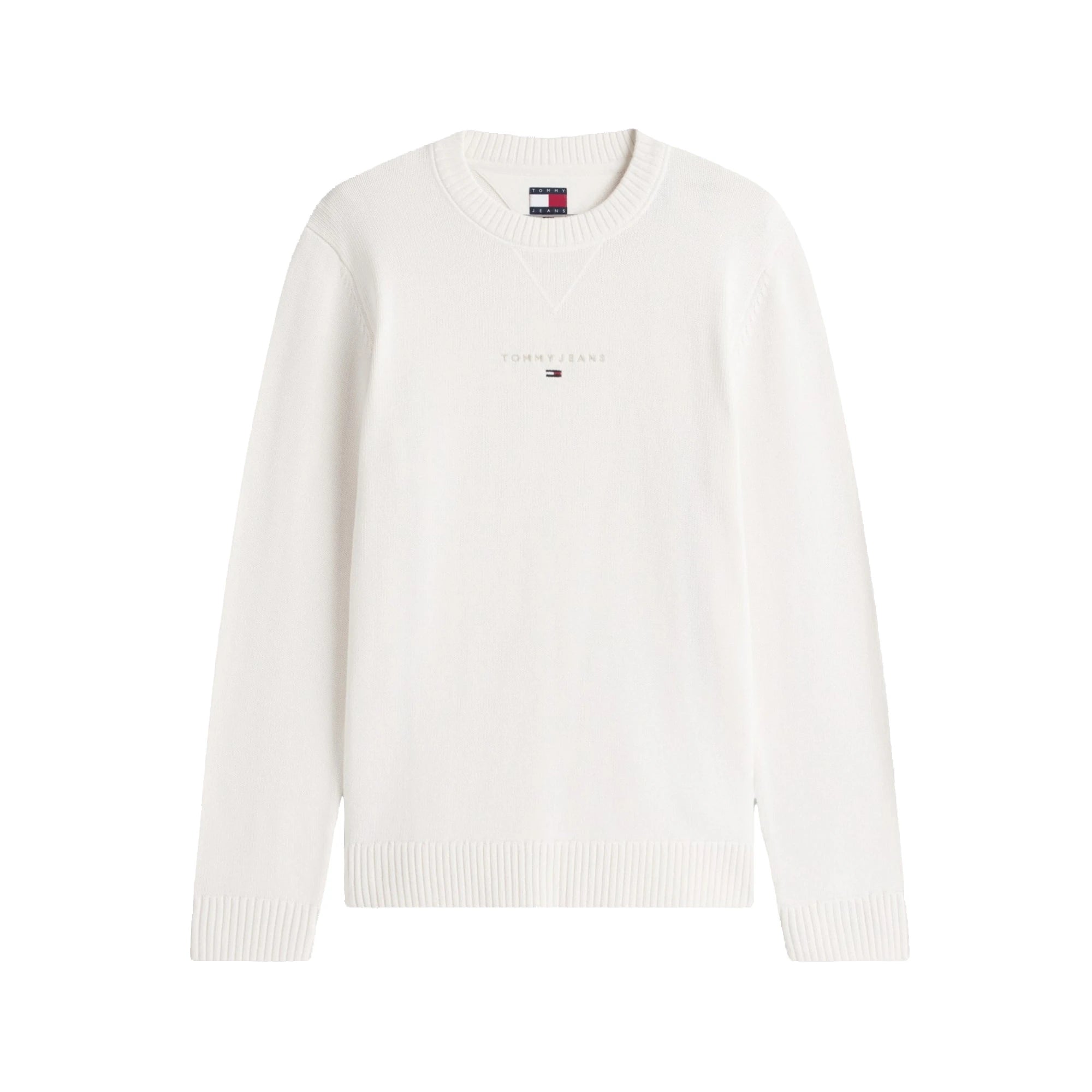TOMMY HILFIGER Maglione Uomo Cotone Rigenerato Girocollo