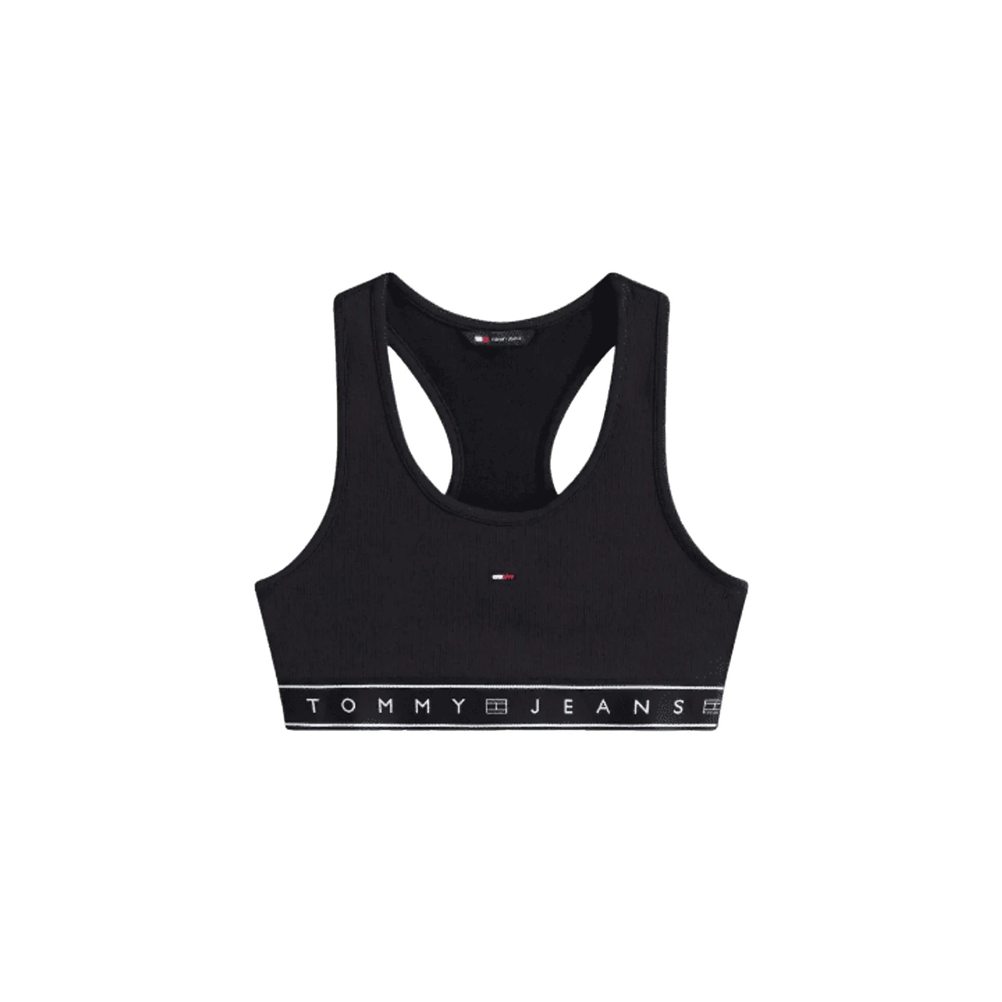 TOMMY HILFIGER JEANS Top Donna Smanicato Nero