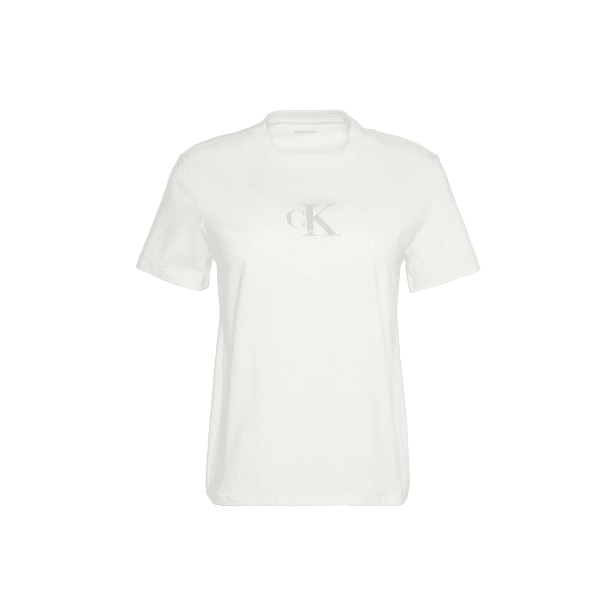 CALVIN KLEIN T-Shirt Donna Girocollo in Cotone