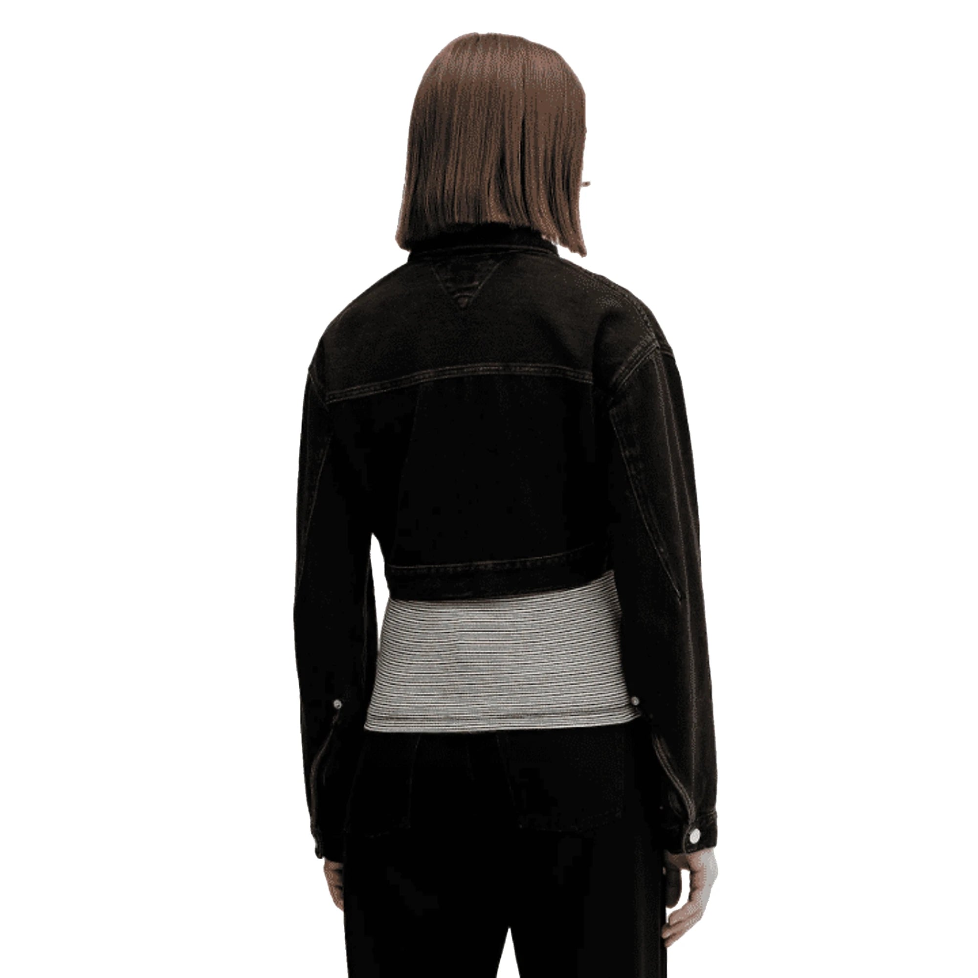 TOMMY HILFIGER Giacca di Jeans Cotone Rigenerato Donna