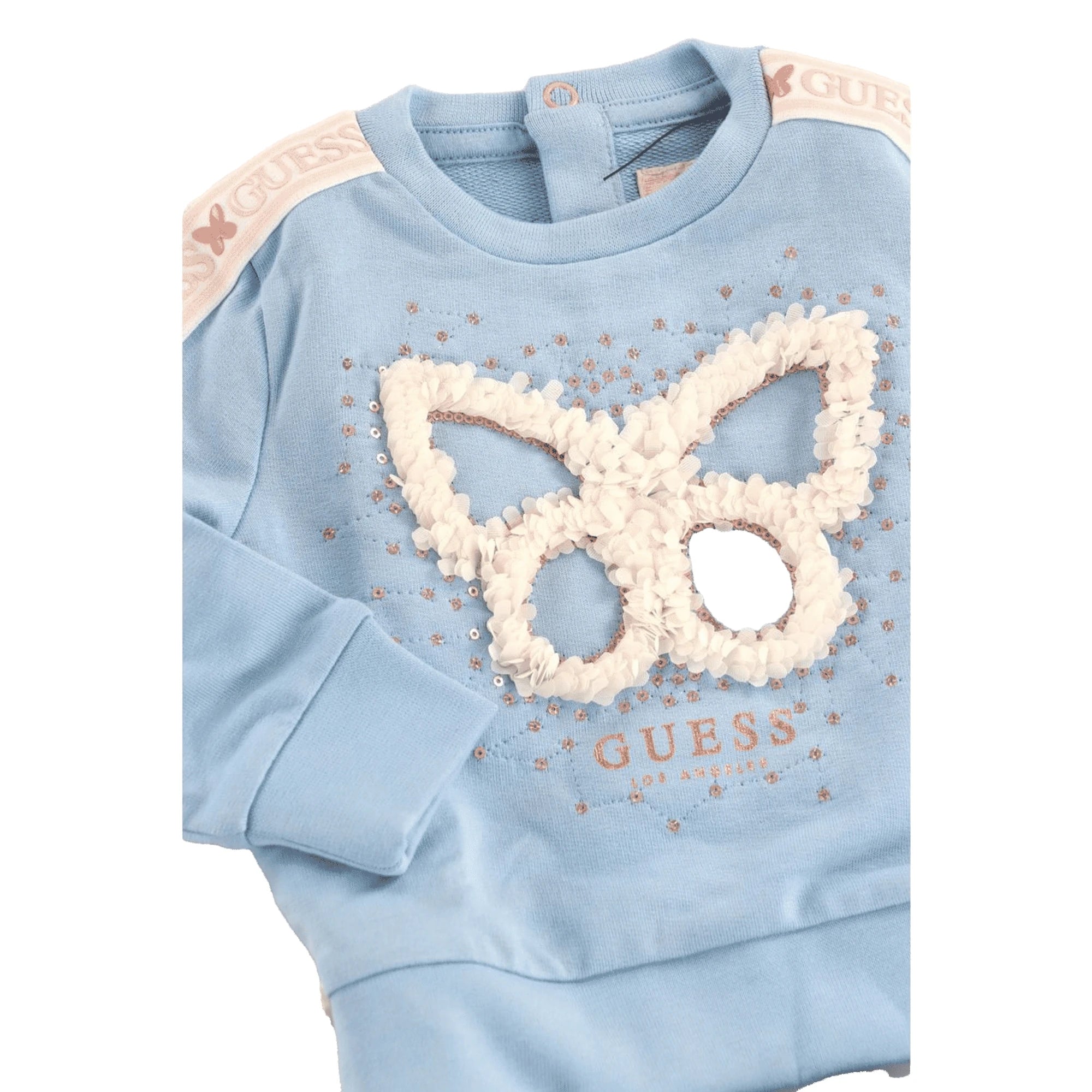 GUESS Set Felpa e Pantalone Bambina Cotone