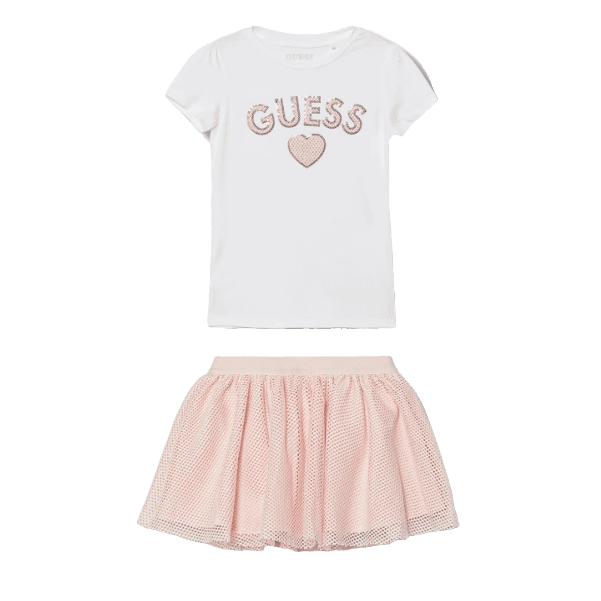 Completo Bimba T-shirt e Gonna in Cotone
