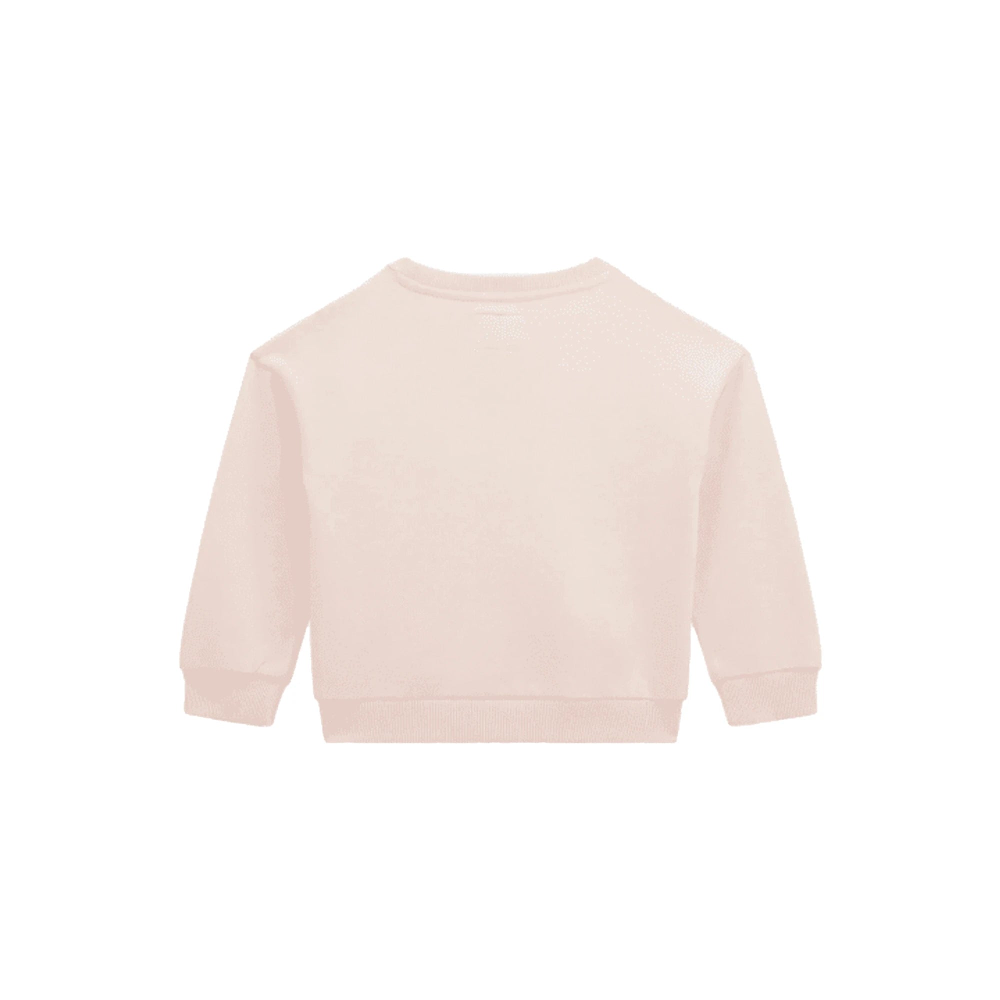 Felpa Bambina Rosa scritta con Paillettes