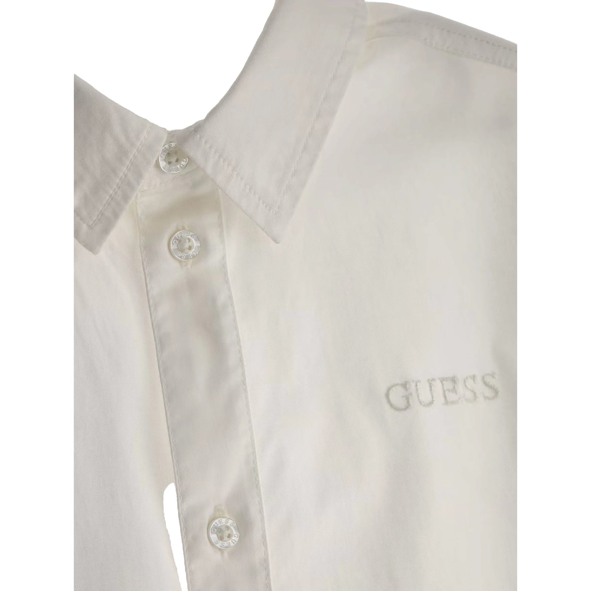 Camicia Bianca Bambino Cotone Stretch