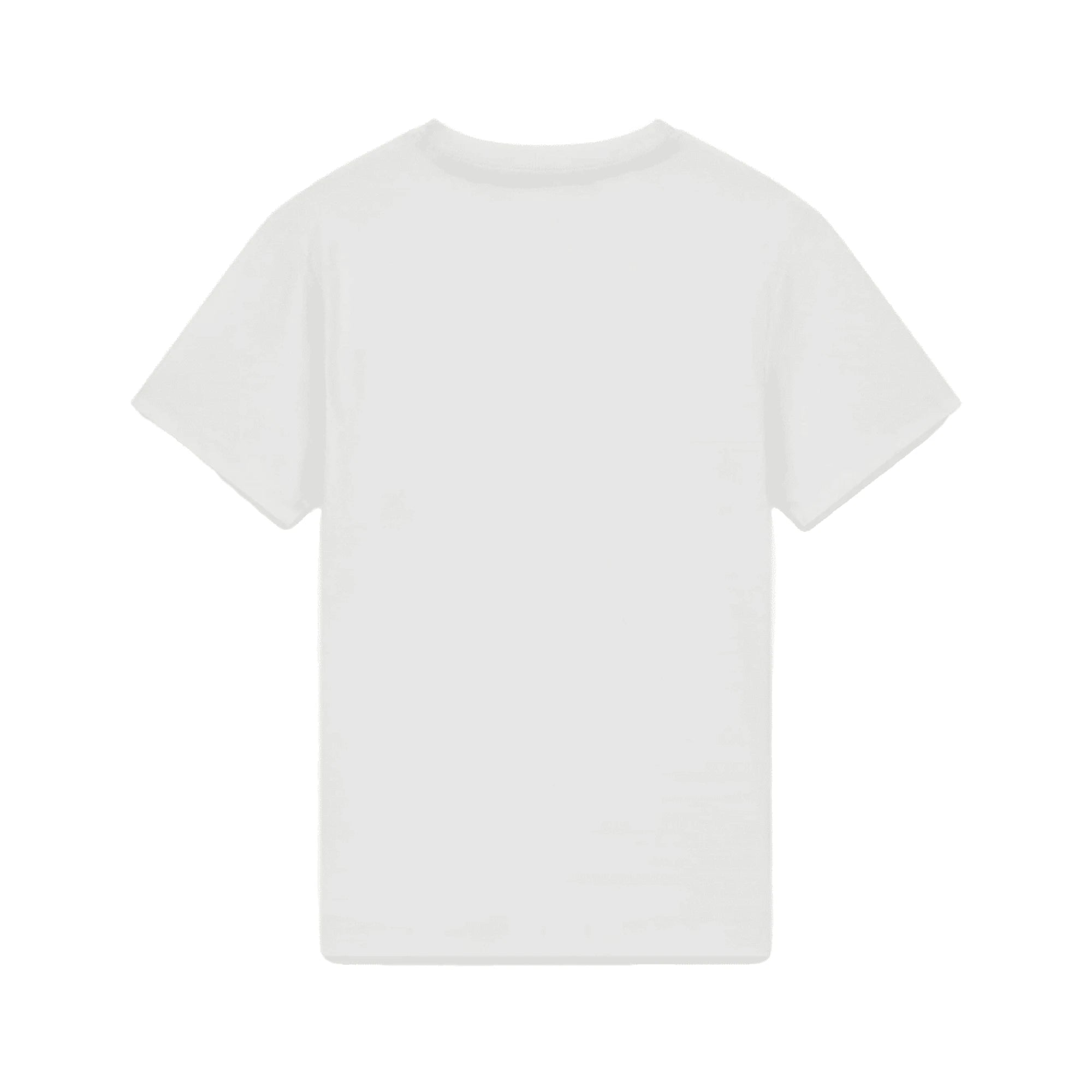 T-shirt in cotone da ragazzo con logo stampato