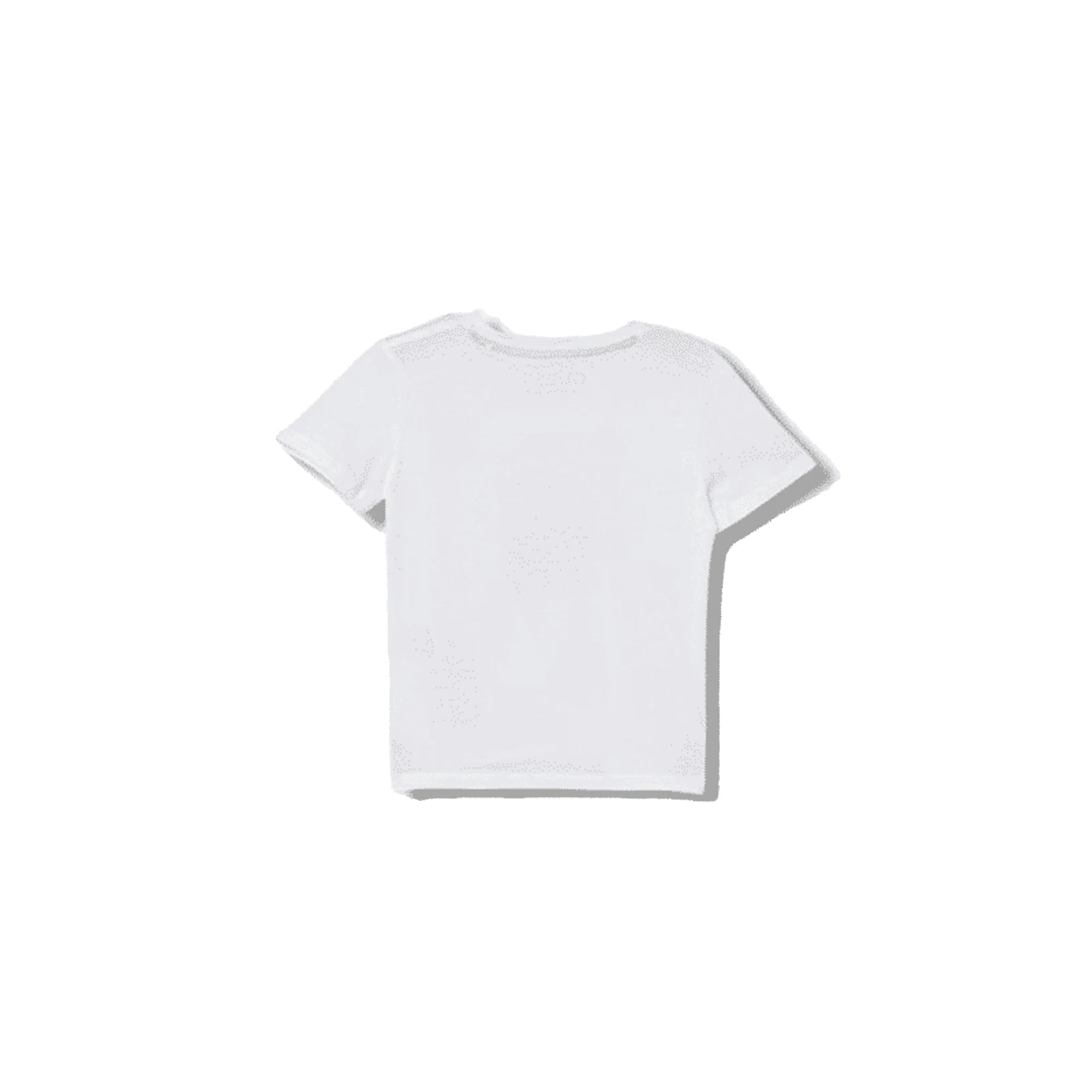 T-shirt Junior bianca con logo stampato