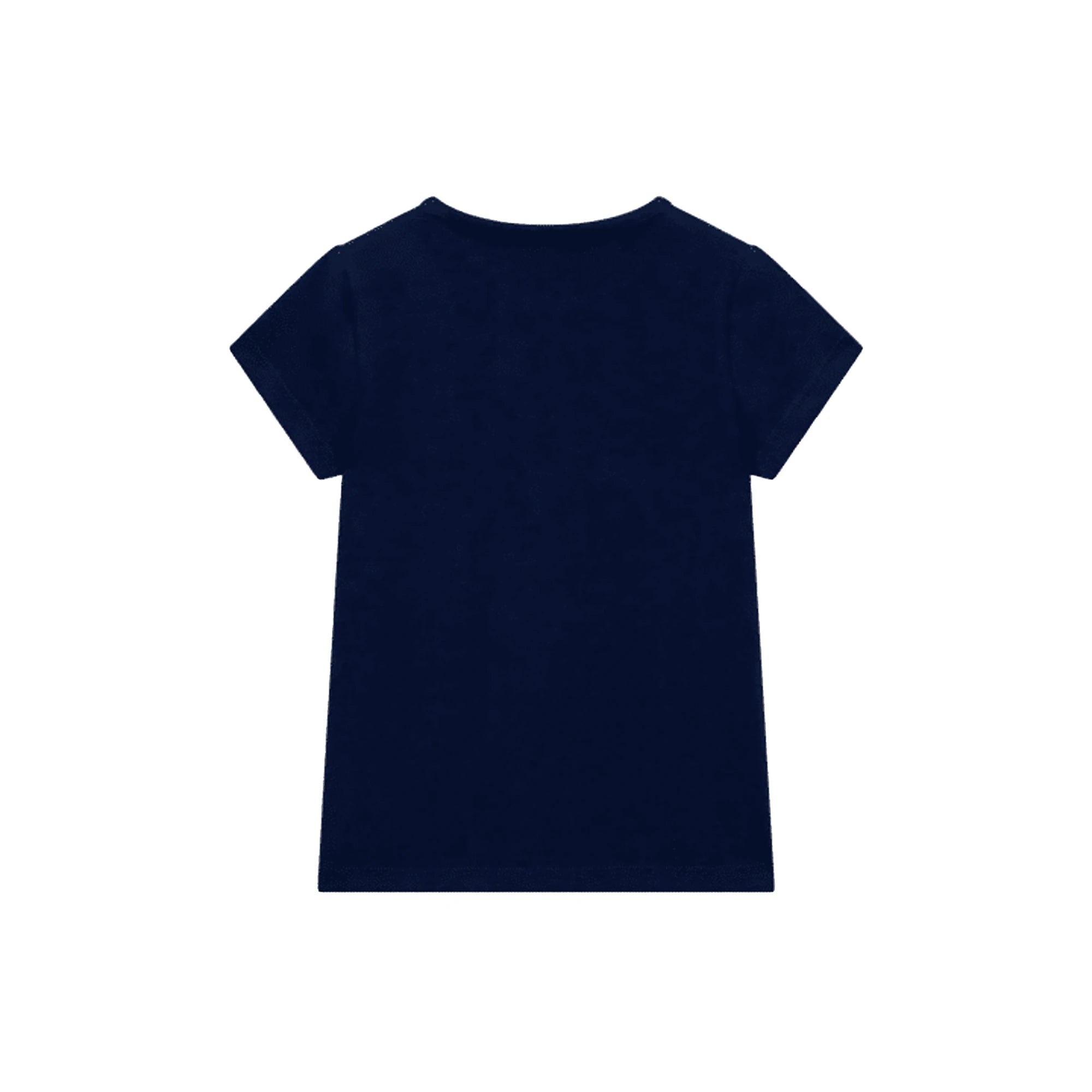 GUESS T-shirt da Bimba con Stampa Logo Glitter in Cotone Elasticizzato