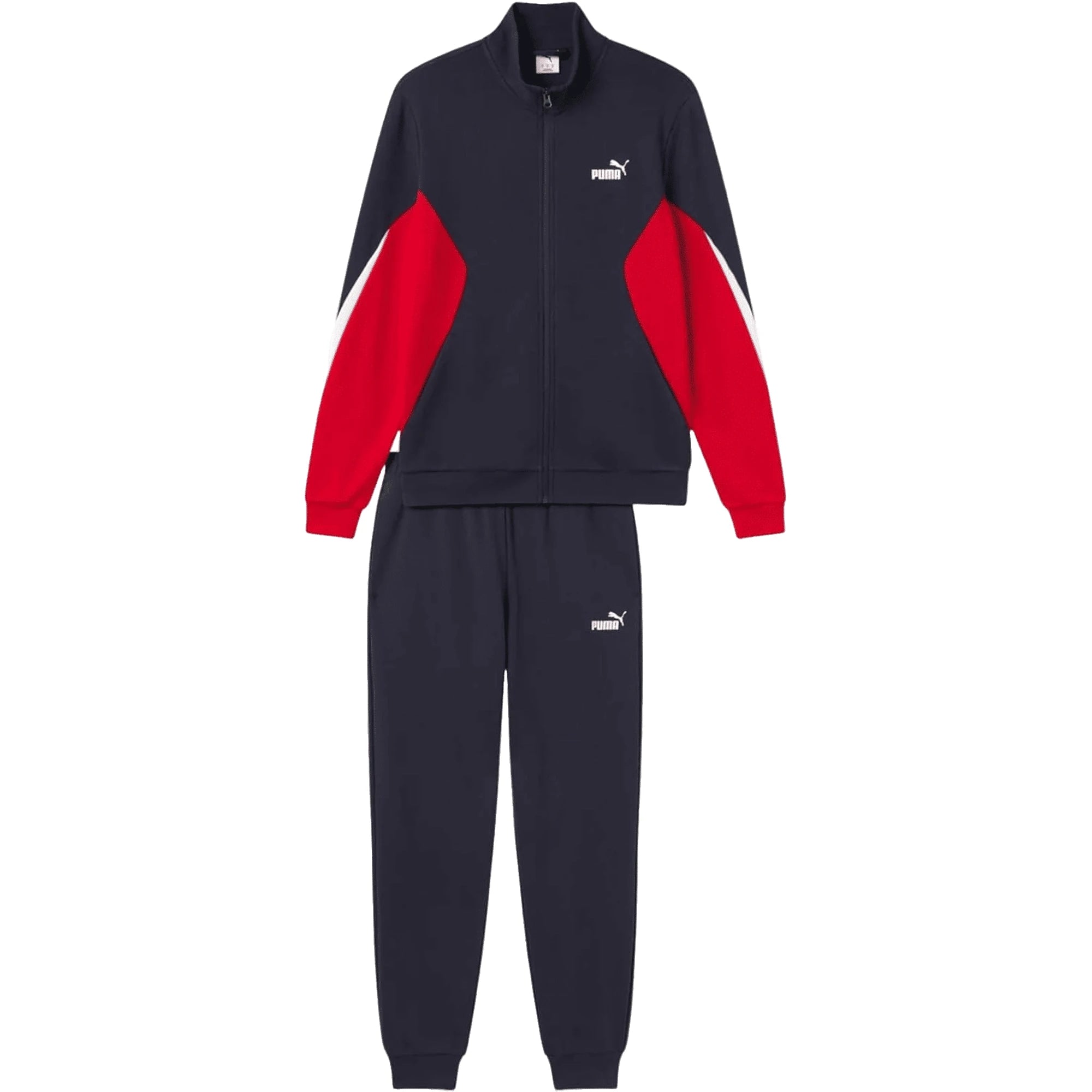 PUMA Tuta Uomo Essentials Block Blu Comfort Moderno