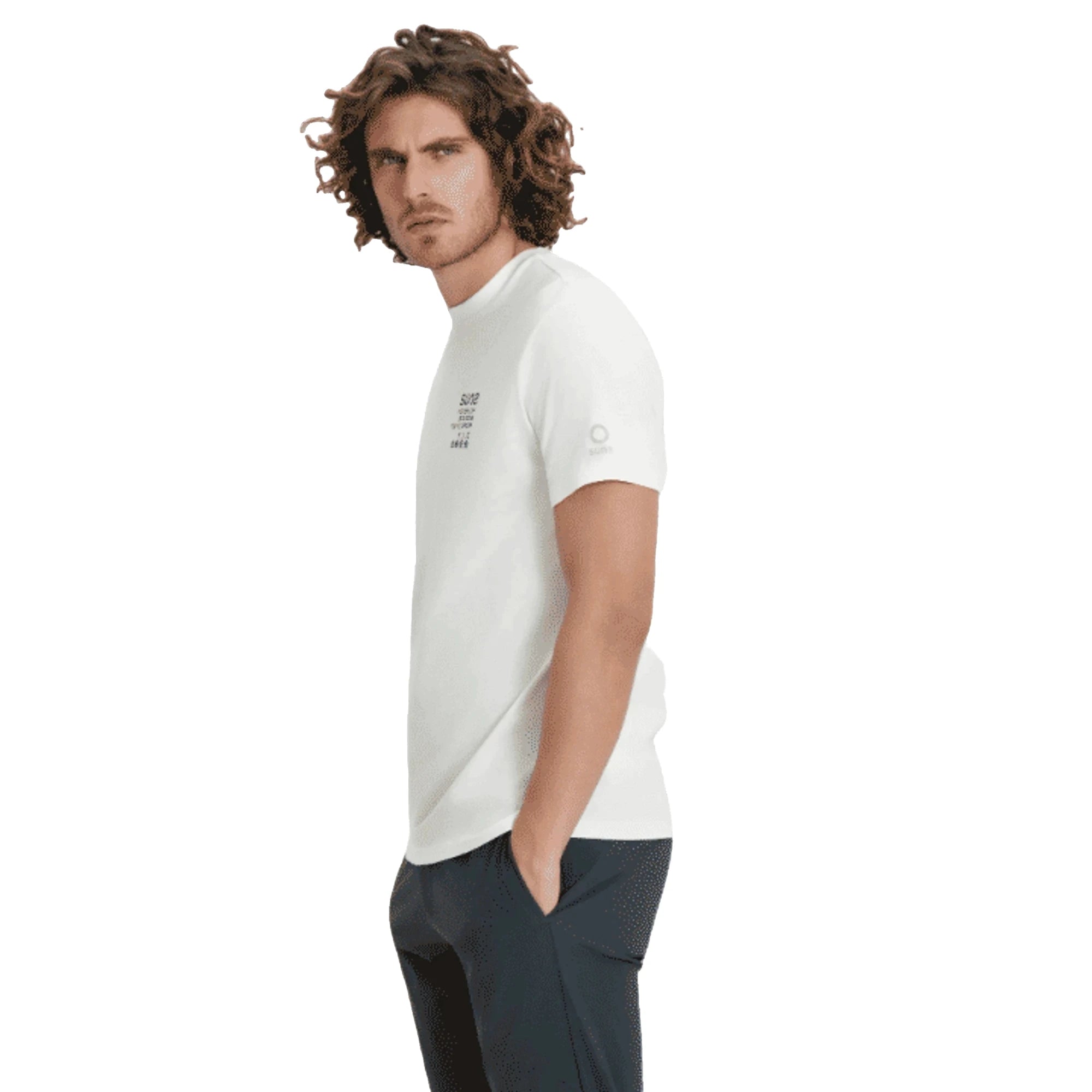 SUNS T-shirt Uomo Boards Paolo Fuji Wave Cotone