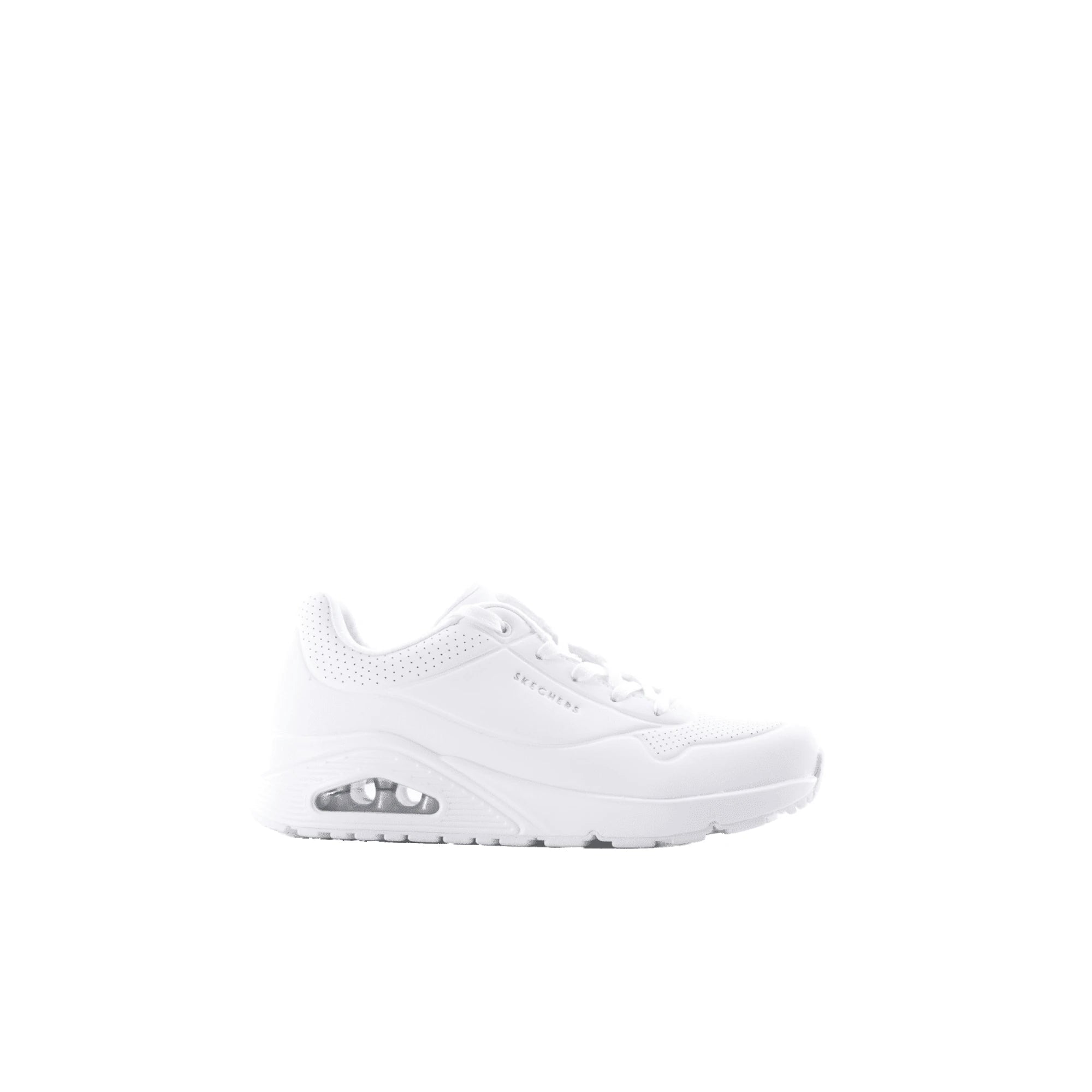 SKECHERS Sneaker Donna Uno Bassa Bianco Air-Cooled Memory Foam