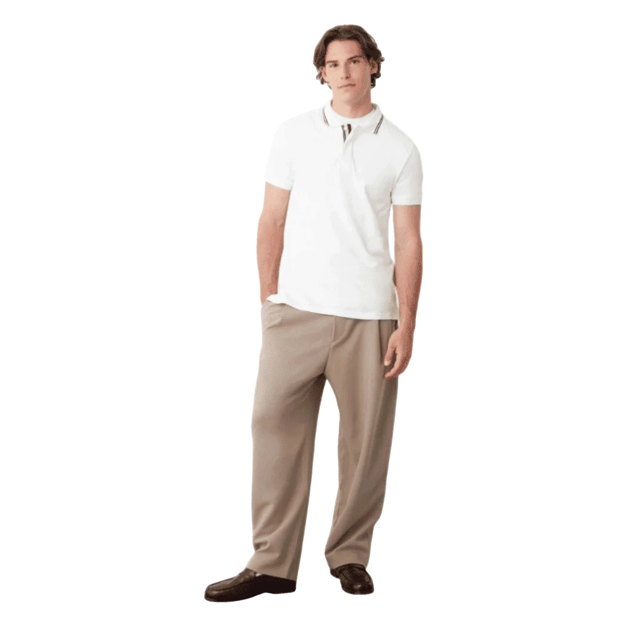 COLMAR ORIGINALS Polo Bianca in Cotone Piqué da Uomo con Logo Ricamato