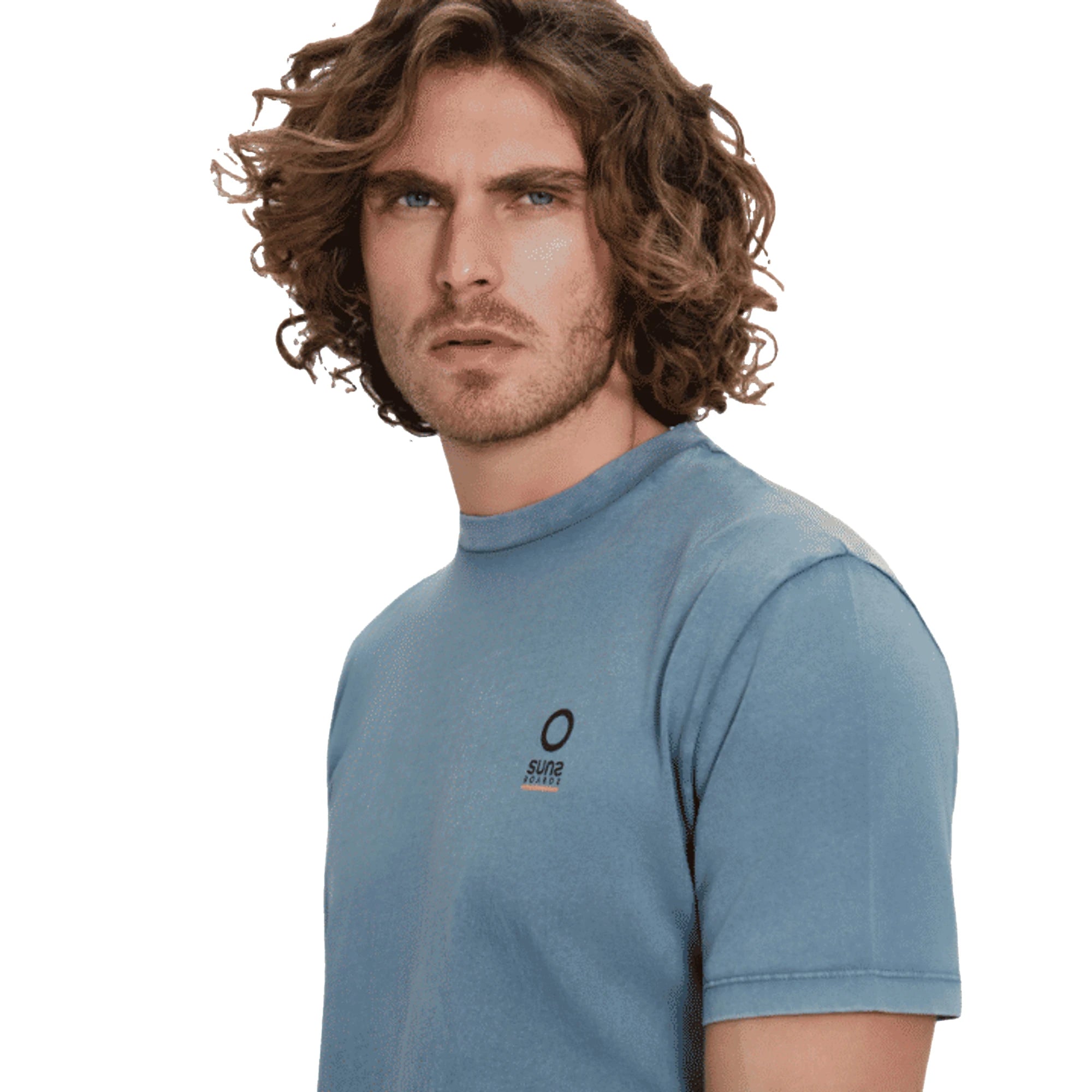 SUNS T-shirt Uomo Boards Paolo Old Dye Cotone Organico