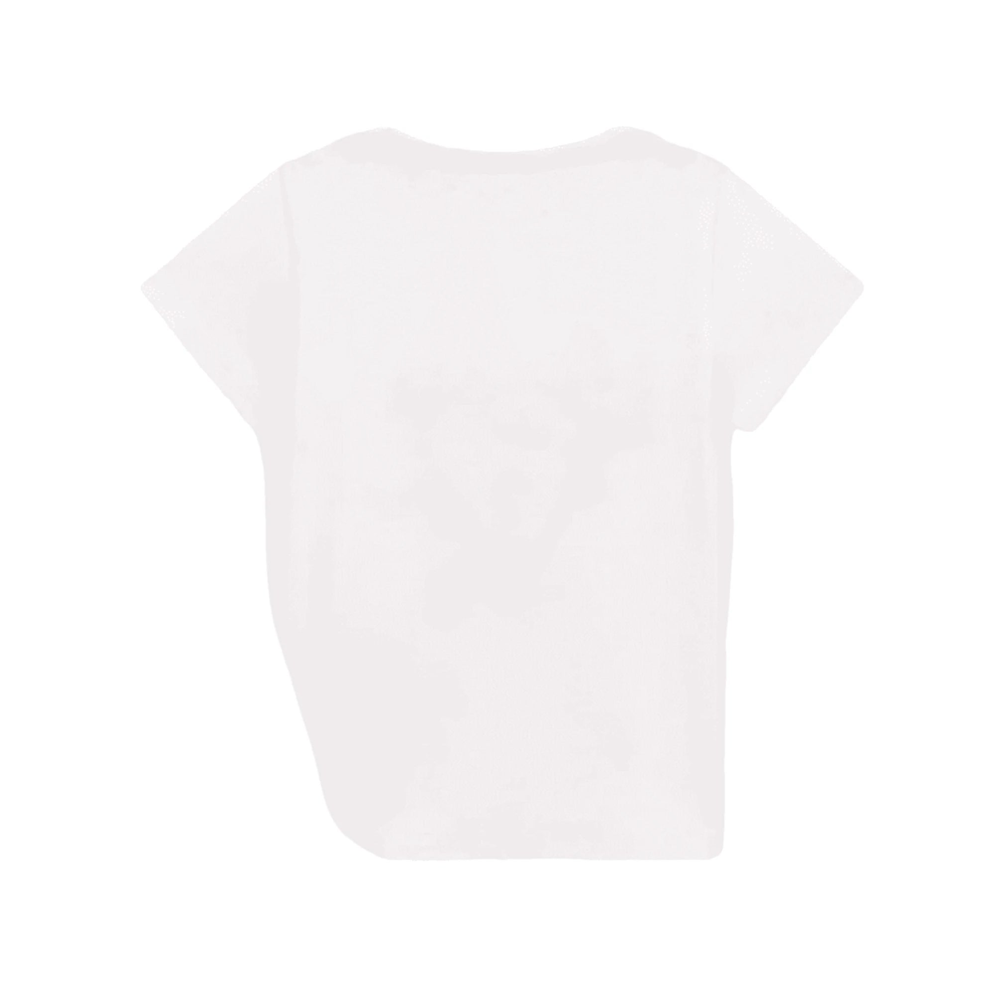 GUESS T-shirt Bianca da Bambina con Stampa Logo Floreale