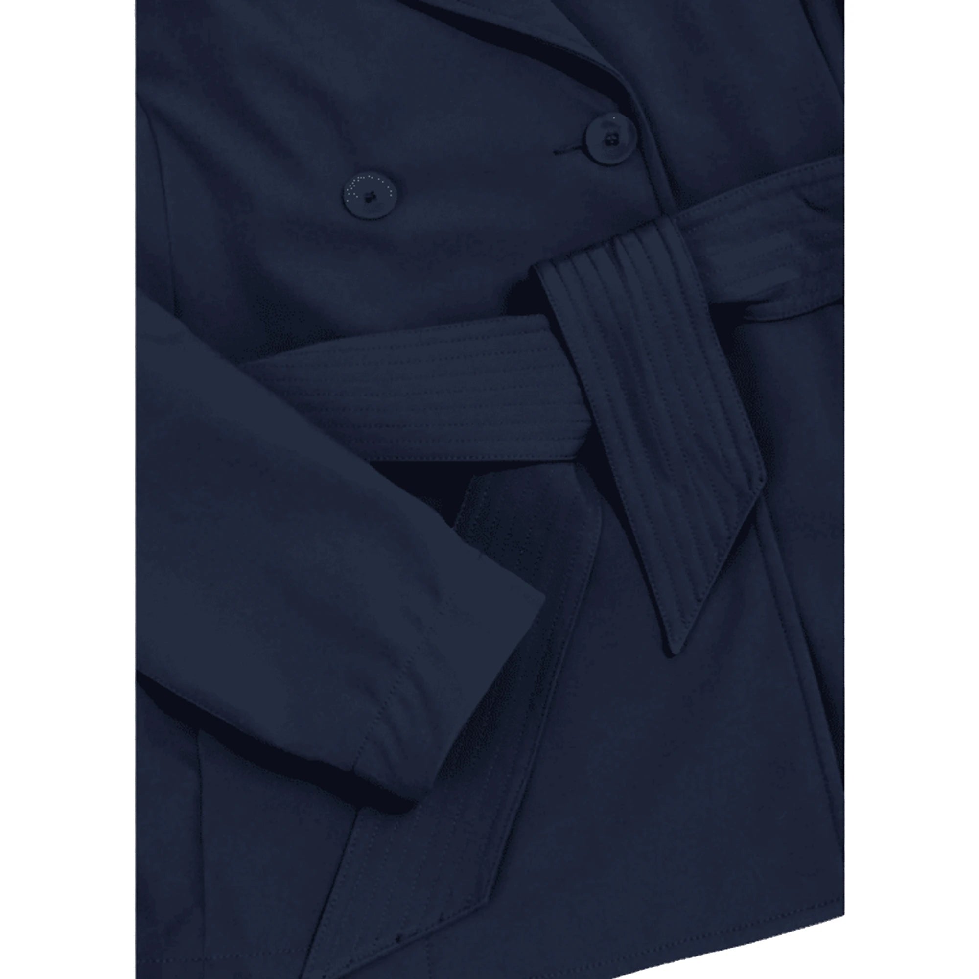 COLMAR Trench Doppiopetto in Blu con Cintura da Donna