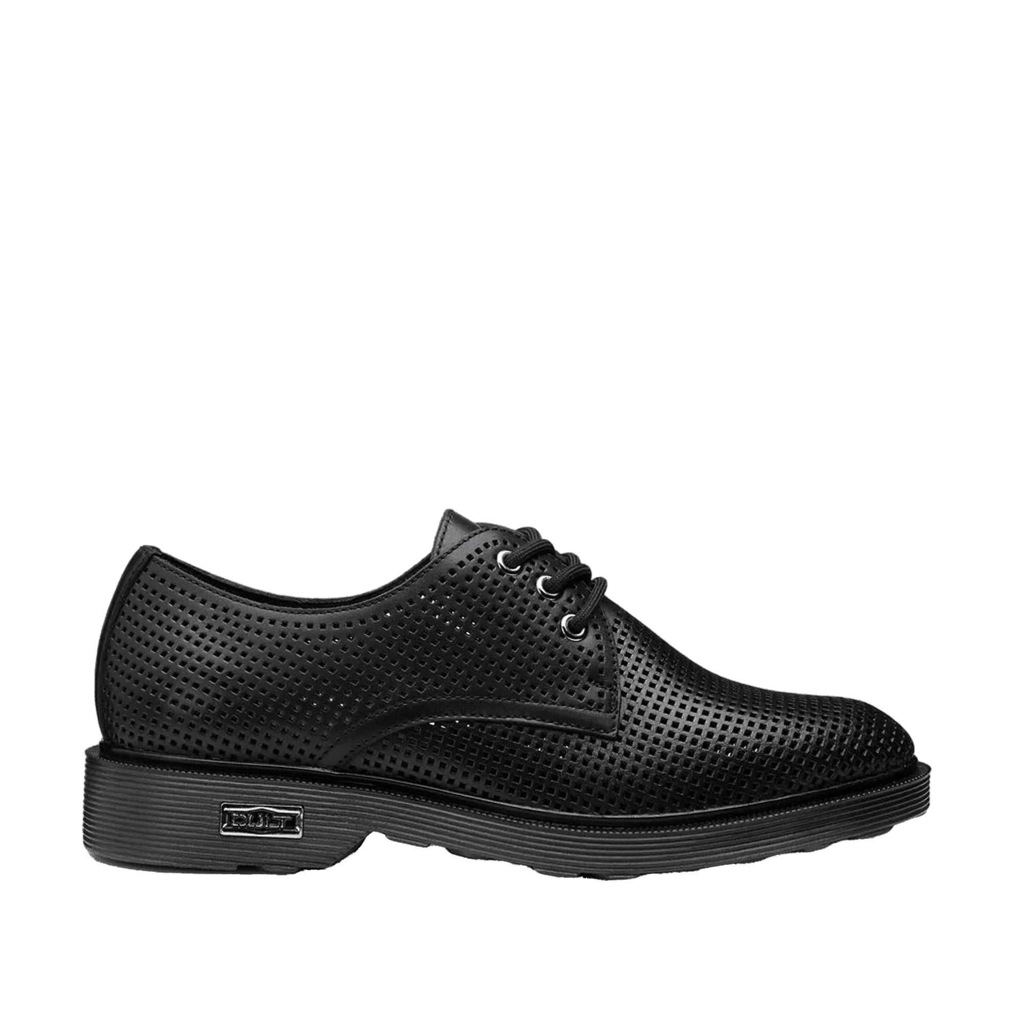 CULT Scarpa Oxford Ozzy in Pelle Traforata Nera