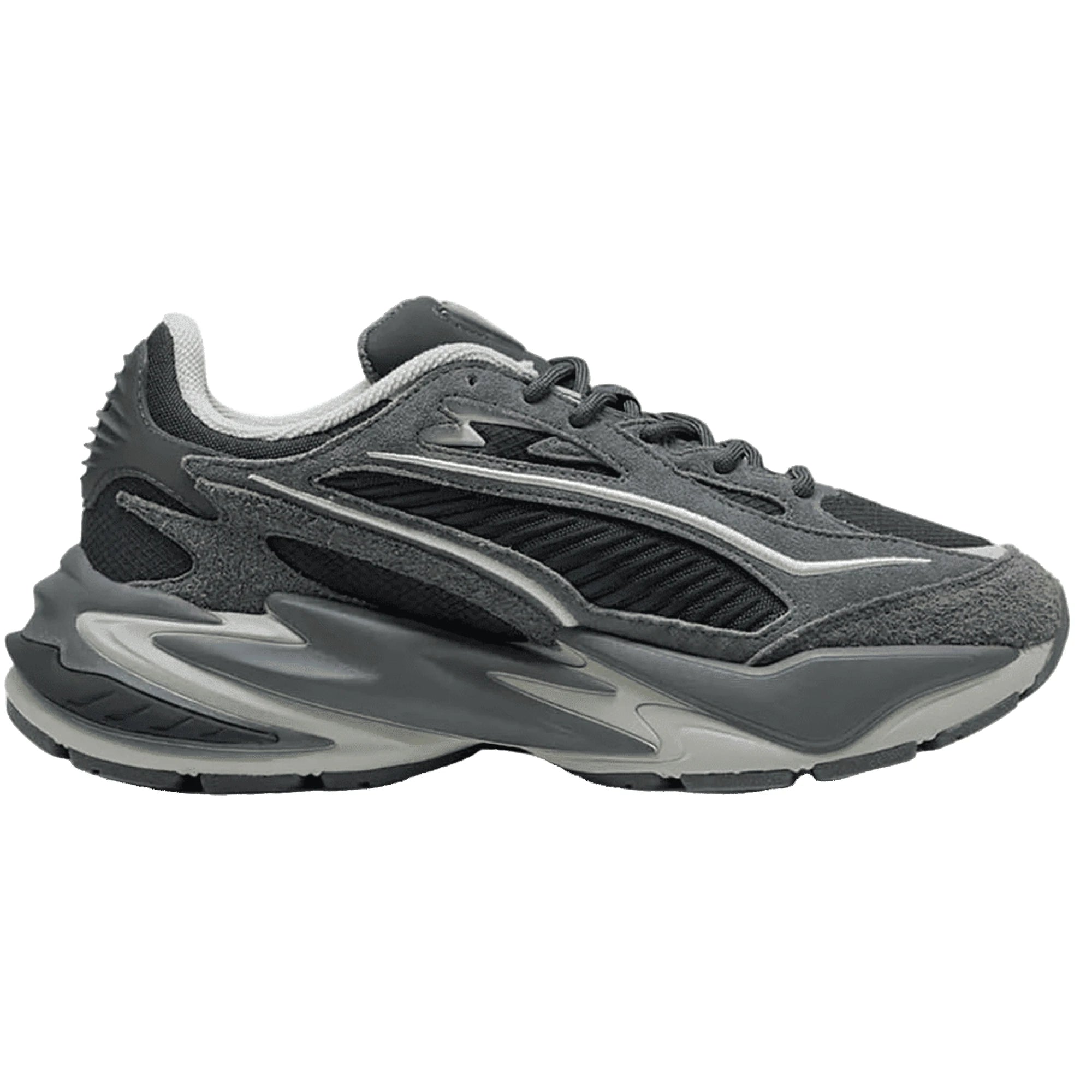 PUMA Scarpe Uomo RS-25 Hairy Suede Grigie