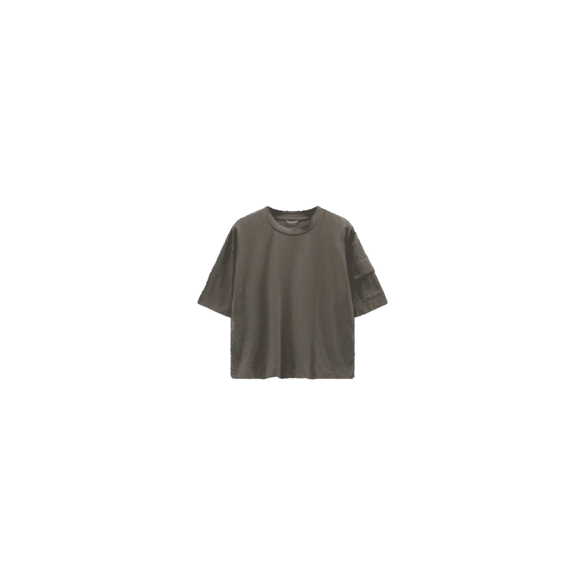 JEANNE BARET T-shirt Oversize Cotone Supima Polynesia Botanical