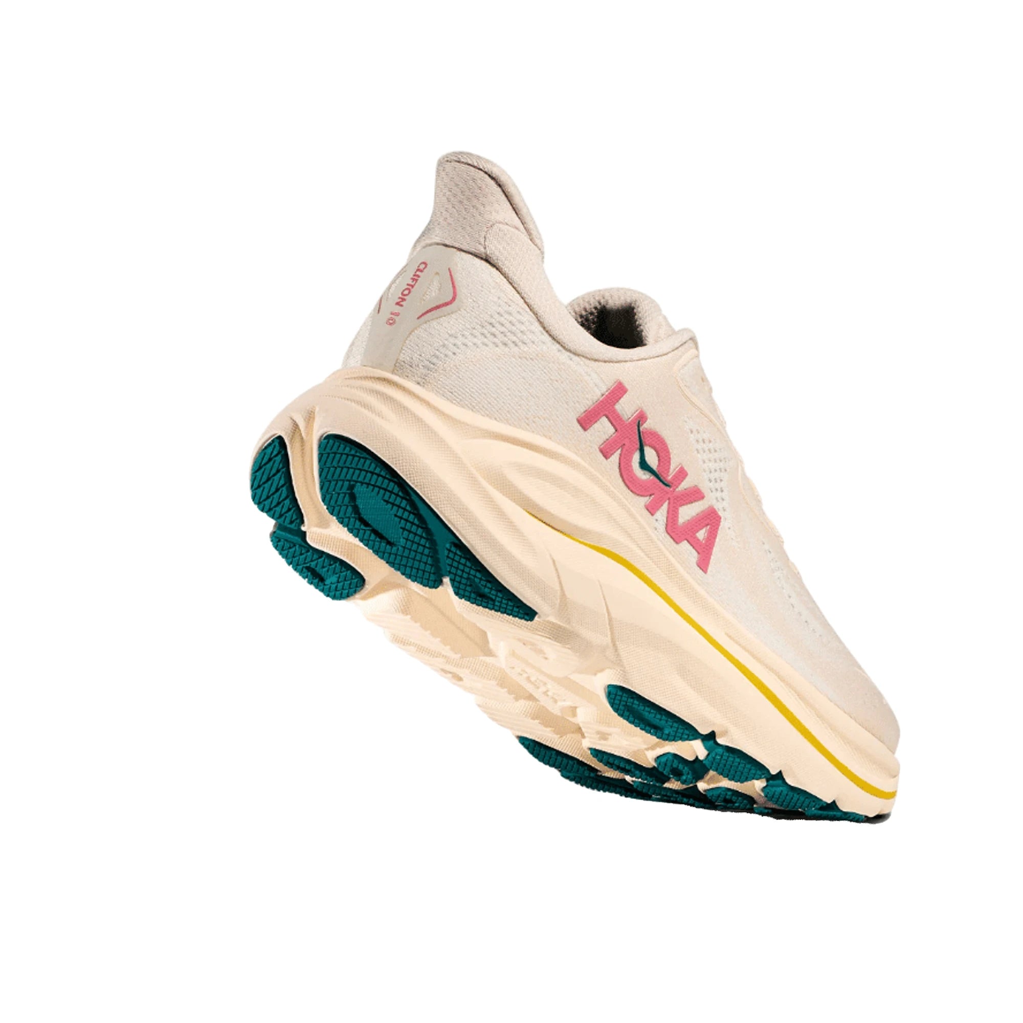 HOKA Clifton 10 Scarpe da Corsa Beige Ammortizzate da Donna
