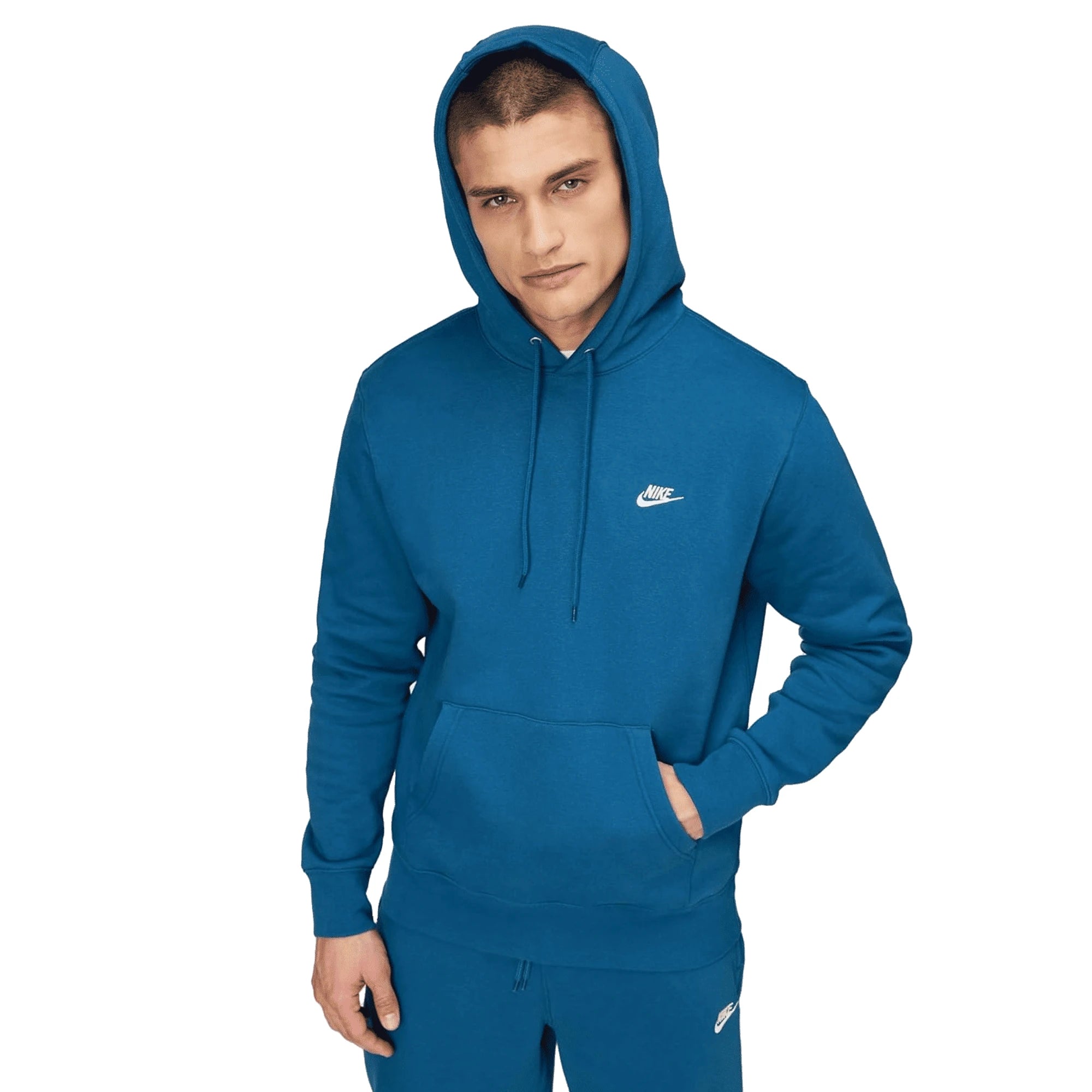 Nike Club BB Po Felpa con Cappuccio Uomo