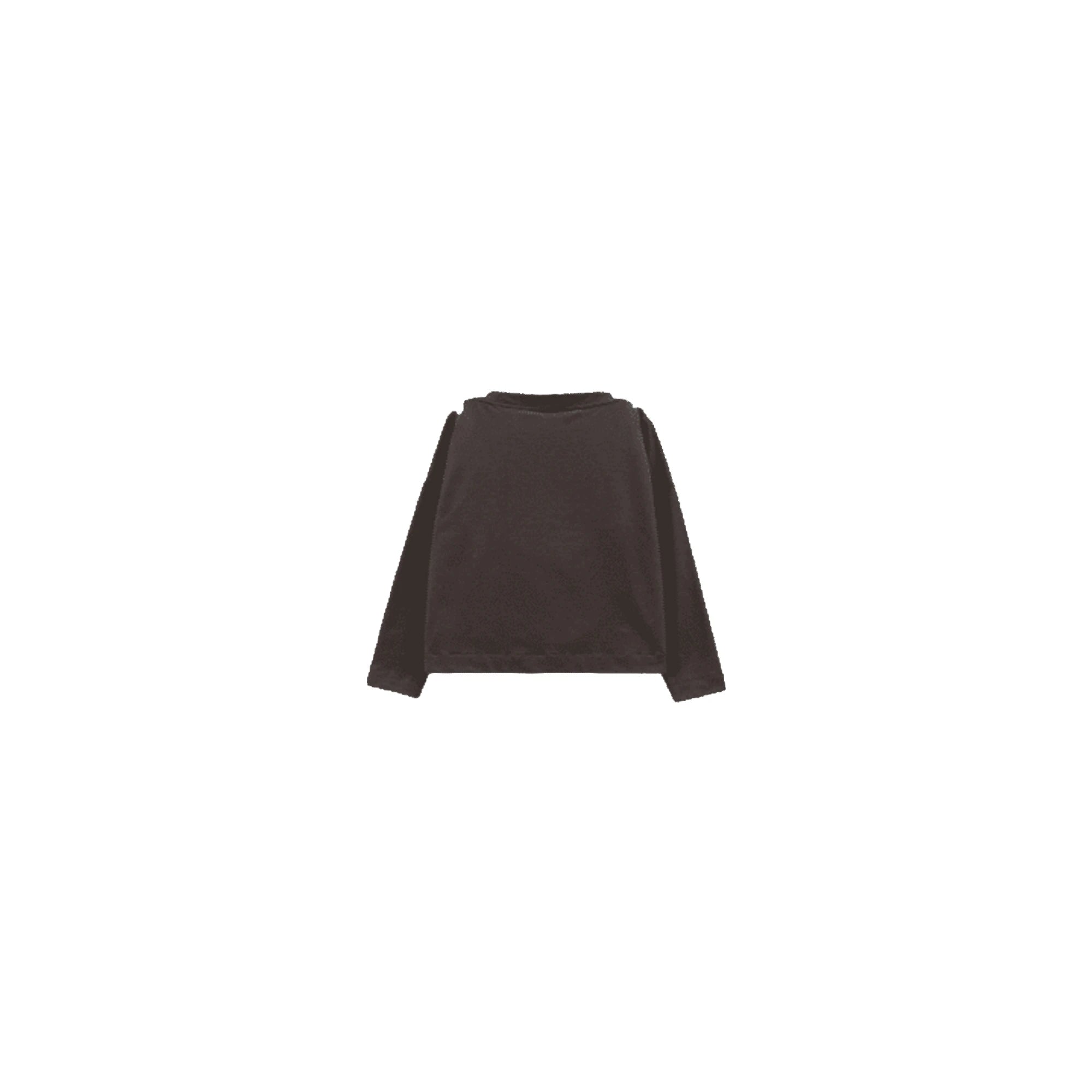 JEANNE BARET Felpa Verbena mélange scollo a barchetta