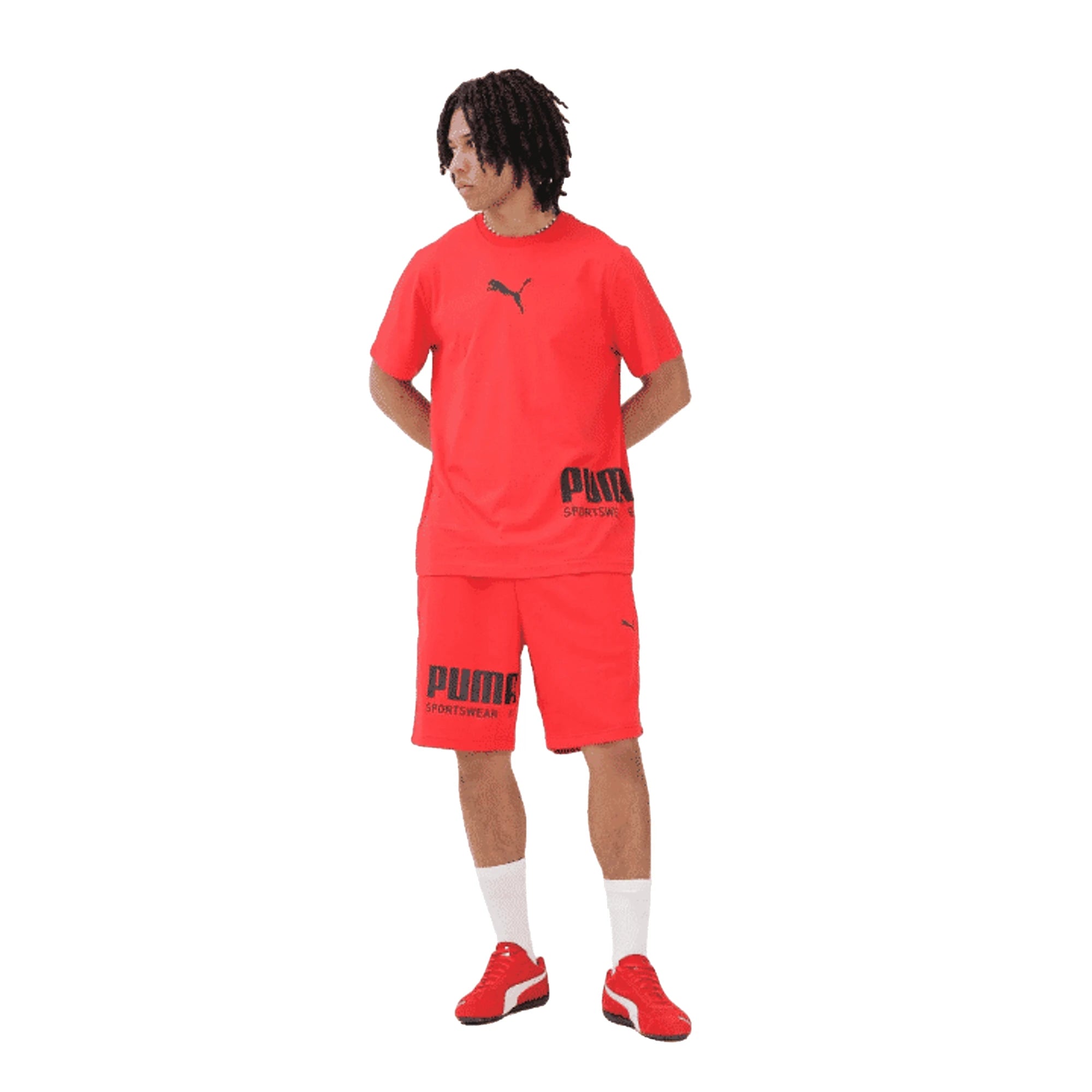 PUMA Sport Shorts Rosso da Uomo