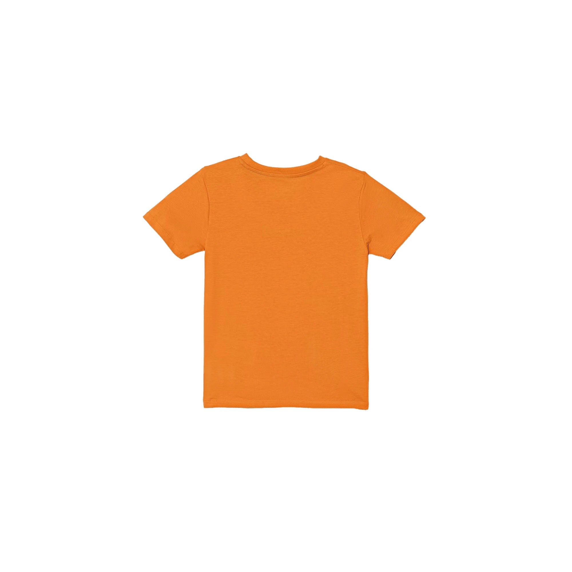 GUESS T-shirt in Cotone Arancione da Bambino con Stampa Orso