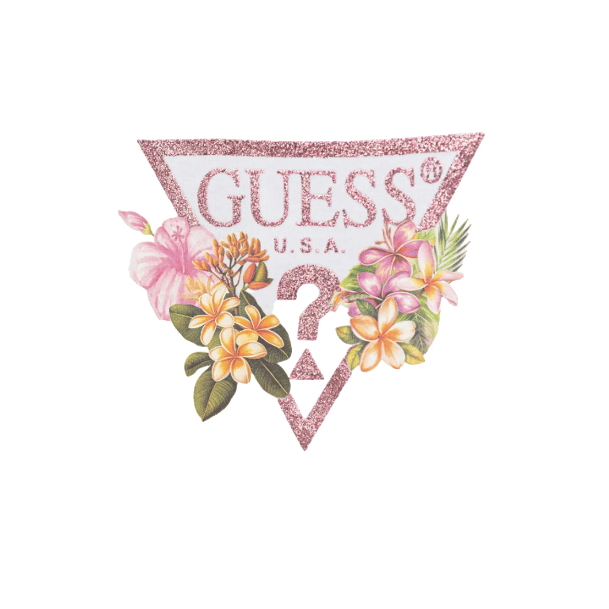 GUESS Vestito Bianco in Cotone da Neonata con Culotte