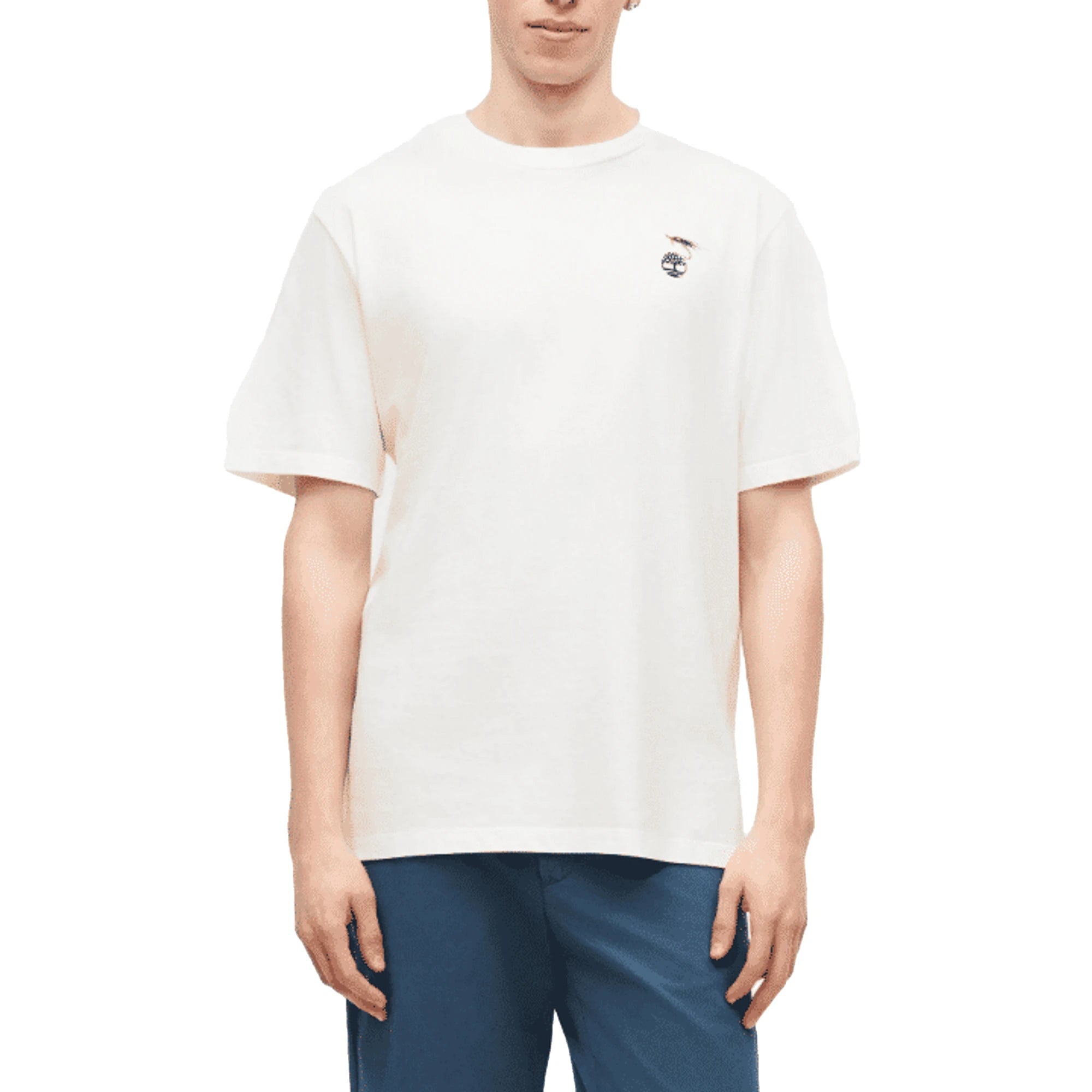TIMBERLAND T-Shirt Slogan Tee Uomo Bianca TB0A5M841001