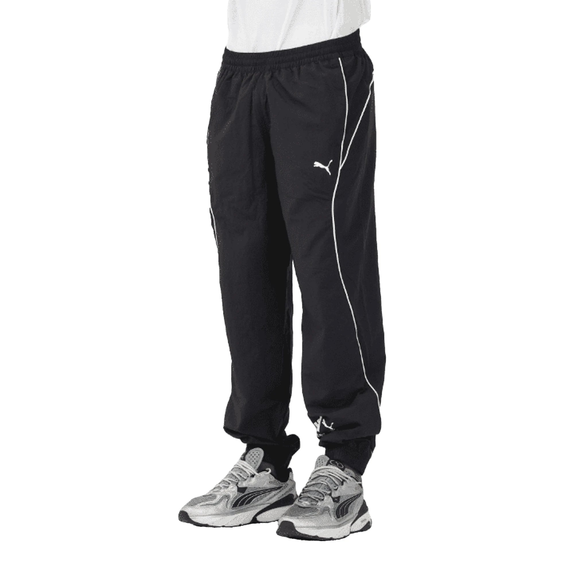 PUMA Pantaloni Allenamento Sportivi Uomo Neri