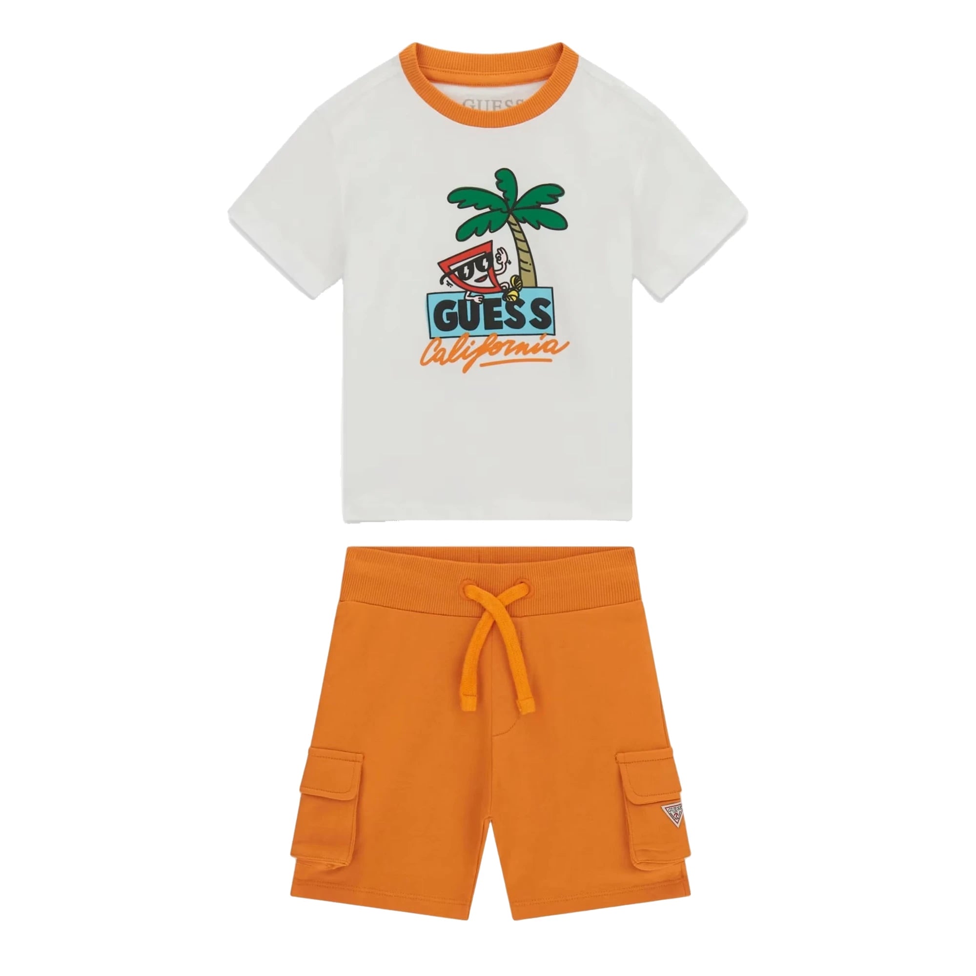 GUESS Completo T-shirt e Pantaloncini in Cotone