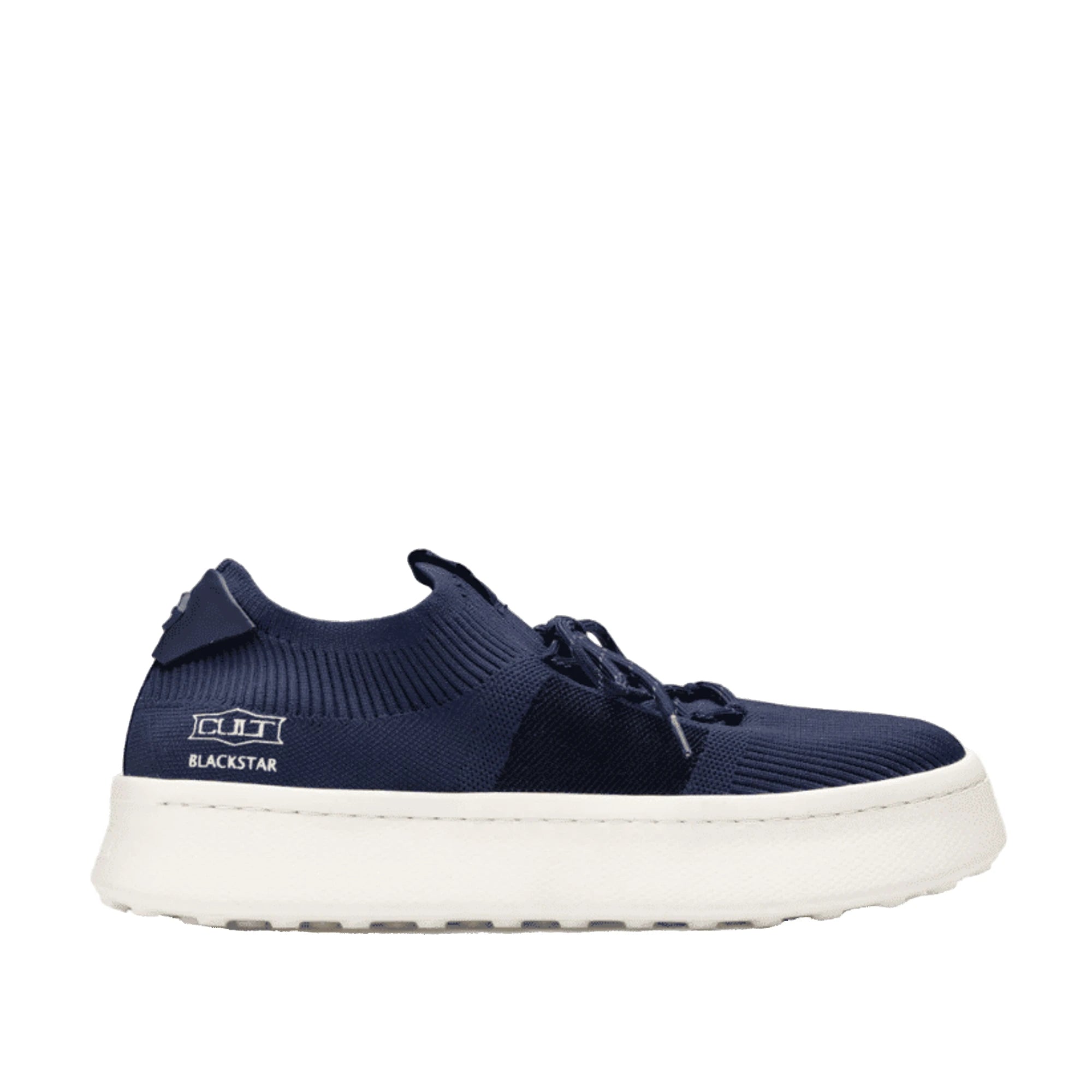 CULT BLACKSTAR 4706 Sneaker Knit Pelle Navy Blu