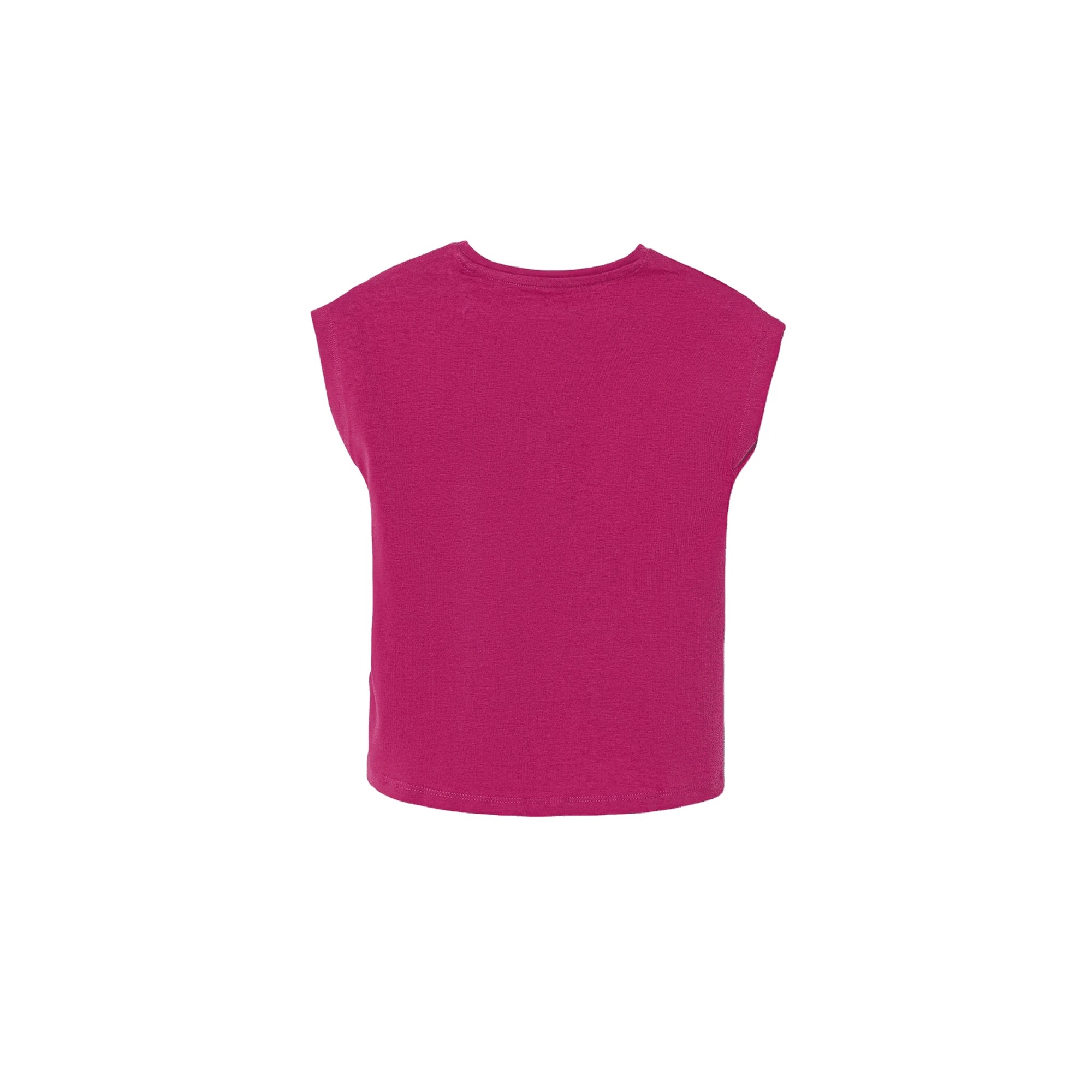 GUESS T-shirt in Cotone Rosa da Bambina con Stampa Glitter